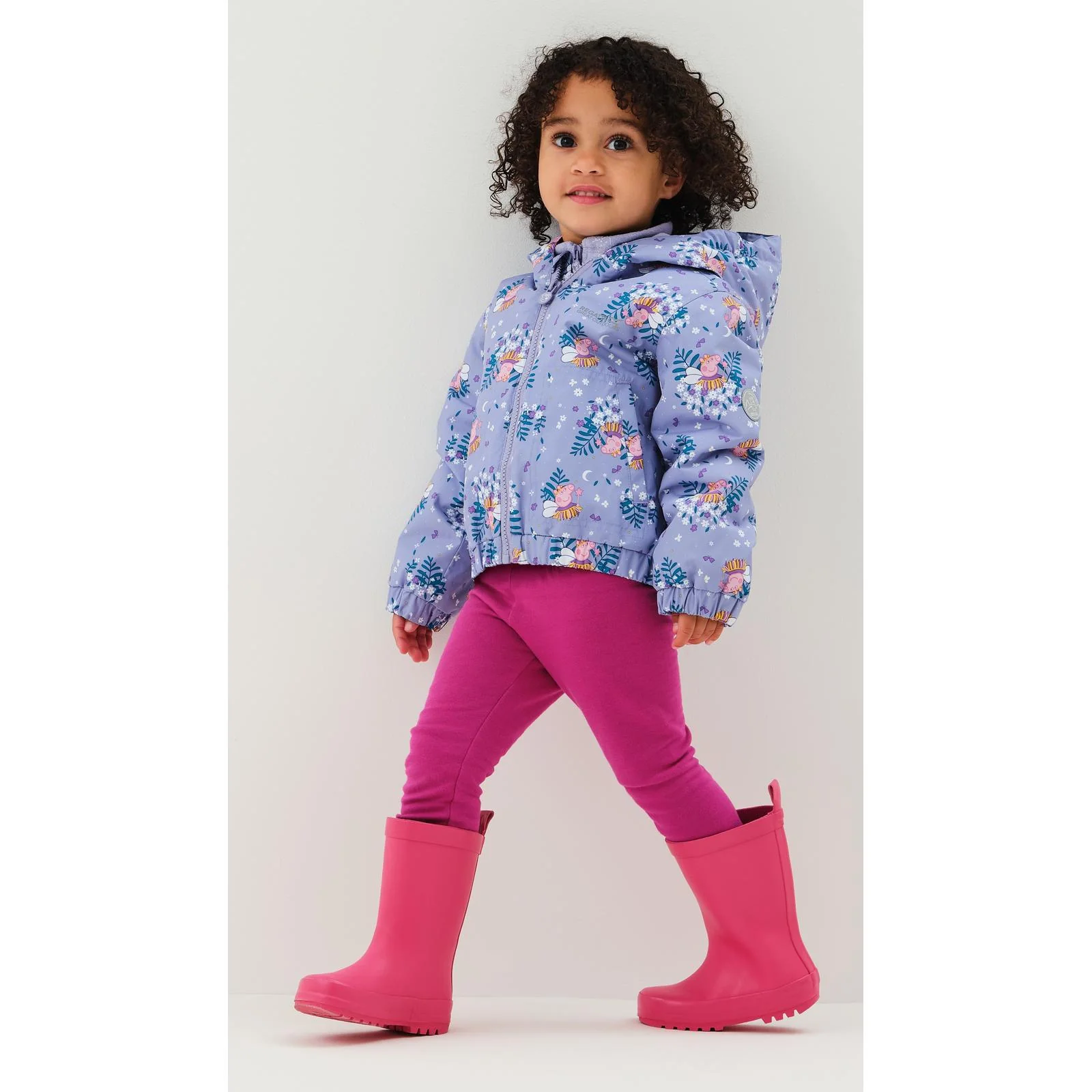 Regatta Kids Peppa Pig Muddy Puddles Waterproof Jacket - Image 7