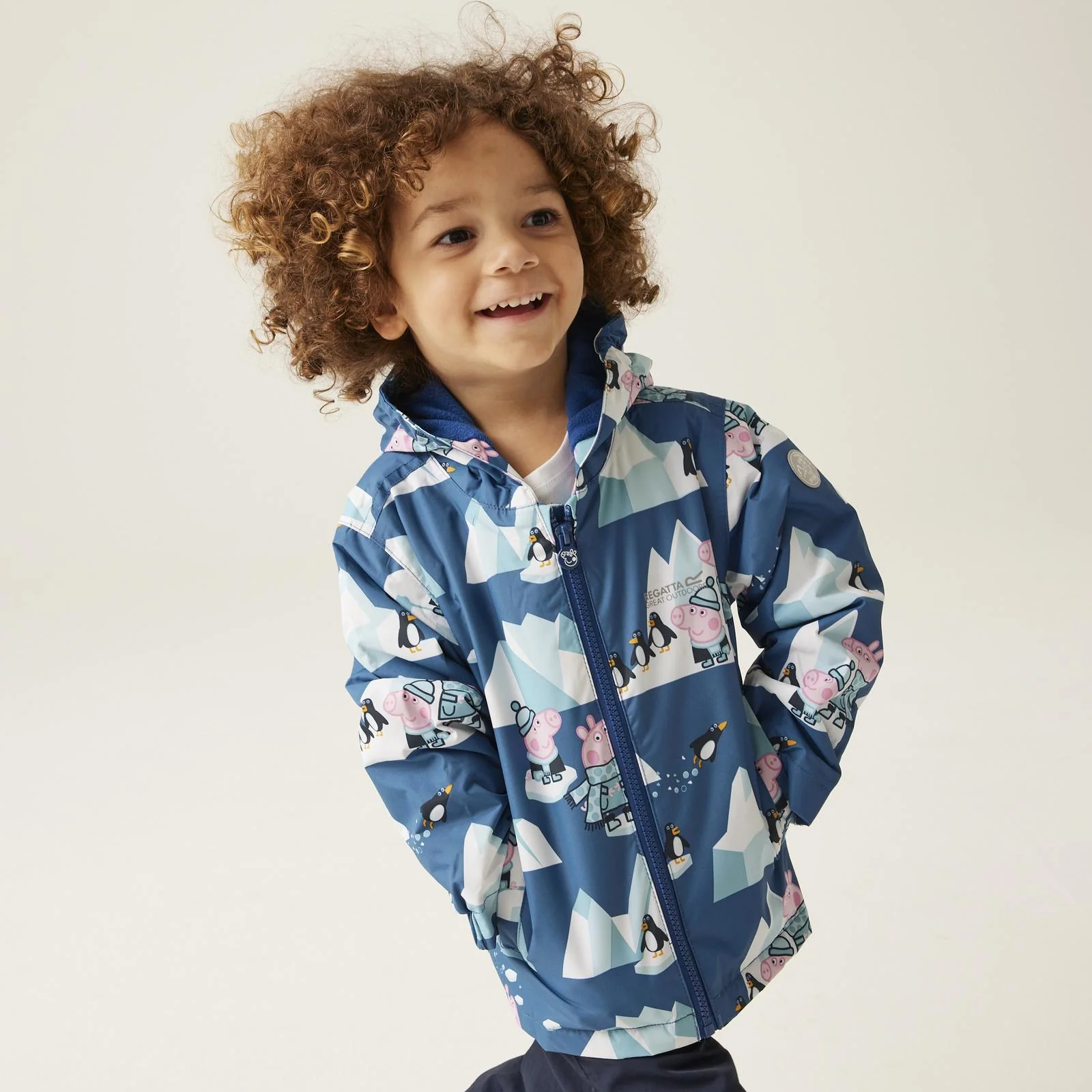 Regatta Kids Peppa Pig Muddy Puddles Waterproof Jacket - Image 9