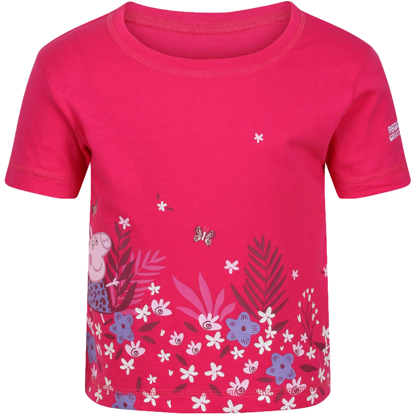 Regatta Kids Peppa Pig Printed Crew Neck T-Shirt - Image 3