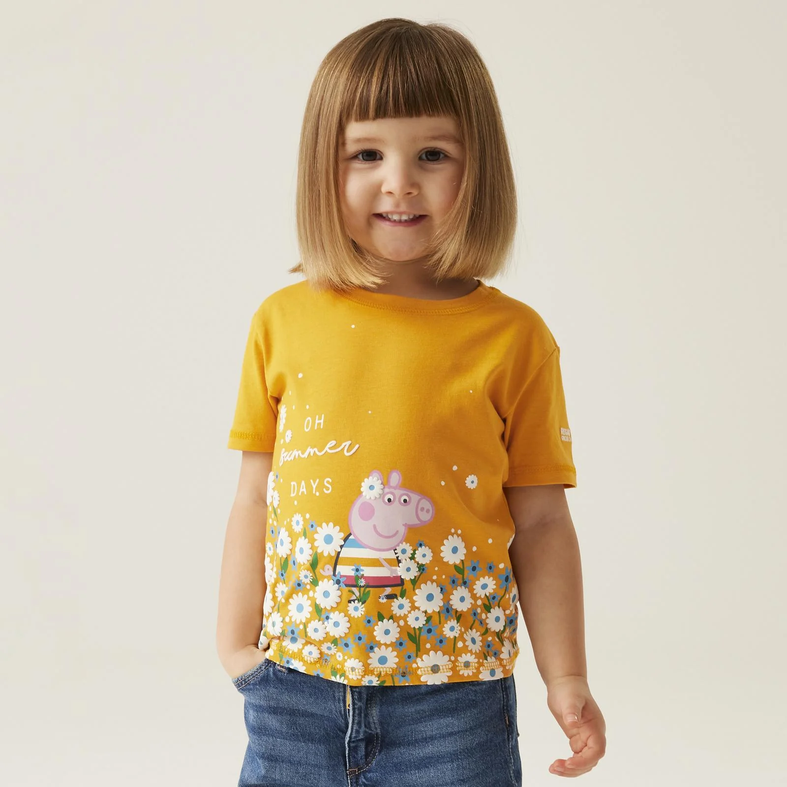 Regatta Kids Peppa Pig Printed Crew Neck T-Shirt - Image 7