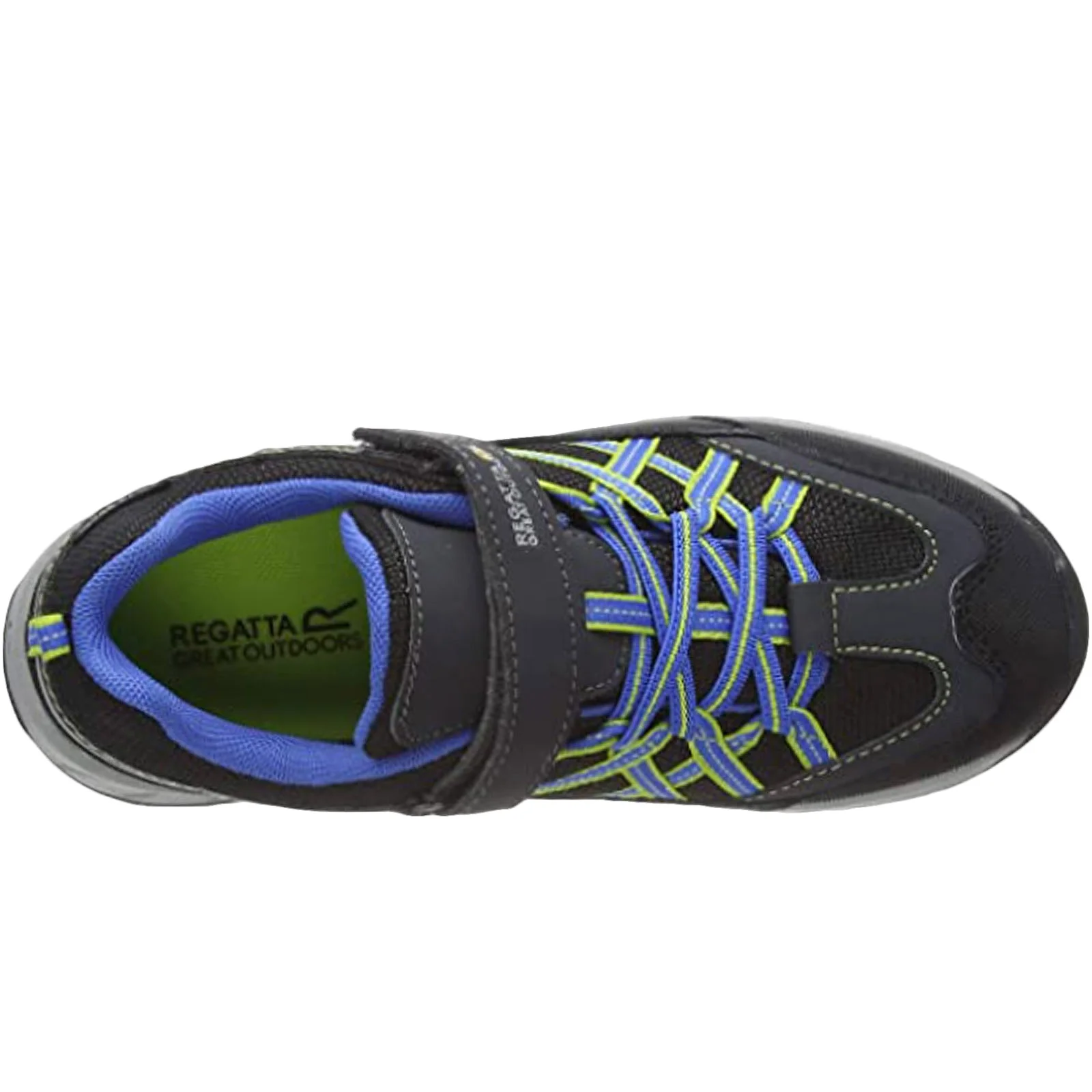Regatta Kids Samaris V Waterproof Walking Shoes - Briar/French Blue - Image 6