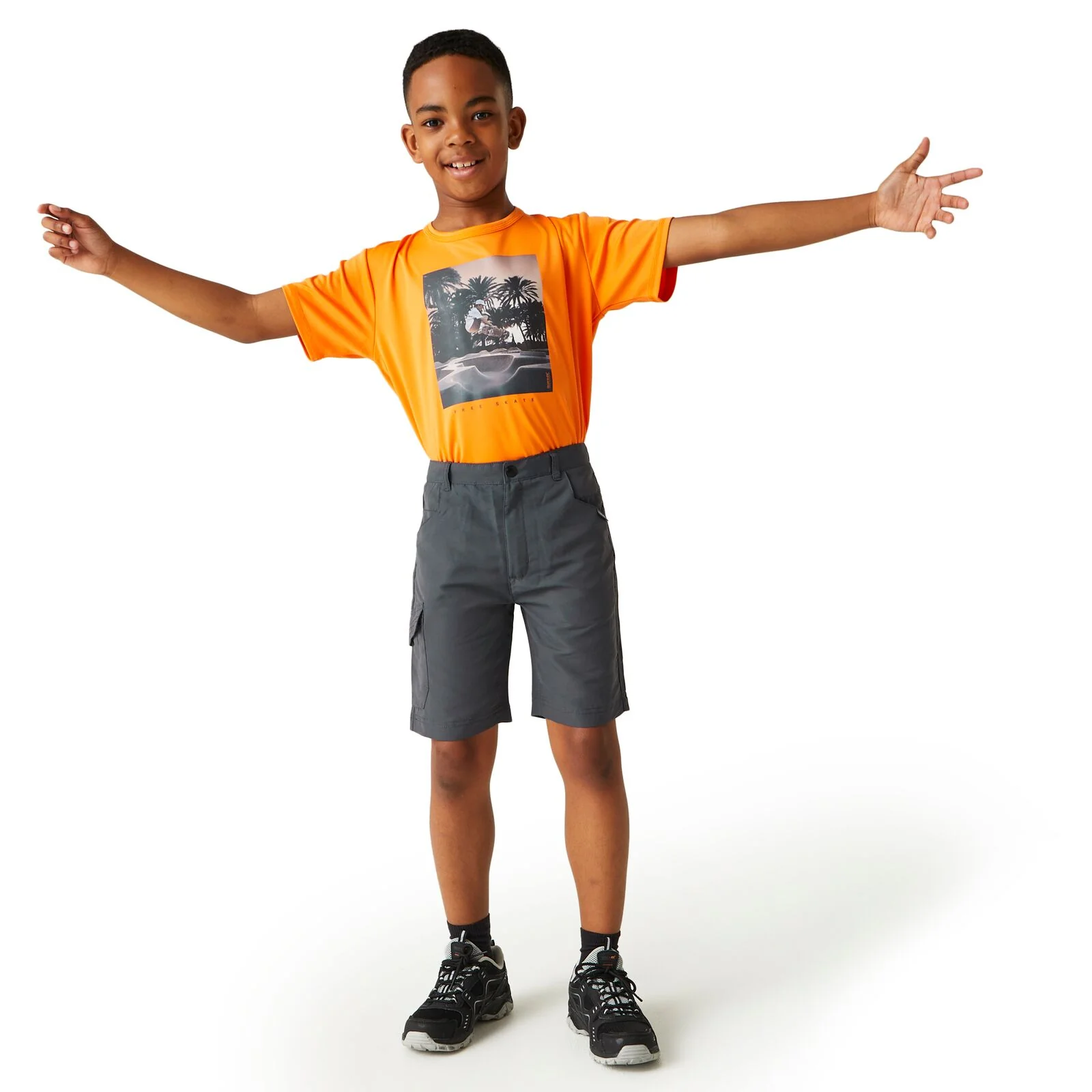 Regatta Kids Sorcer II Cargo Walking Shorts - Image 37