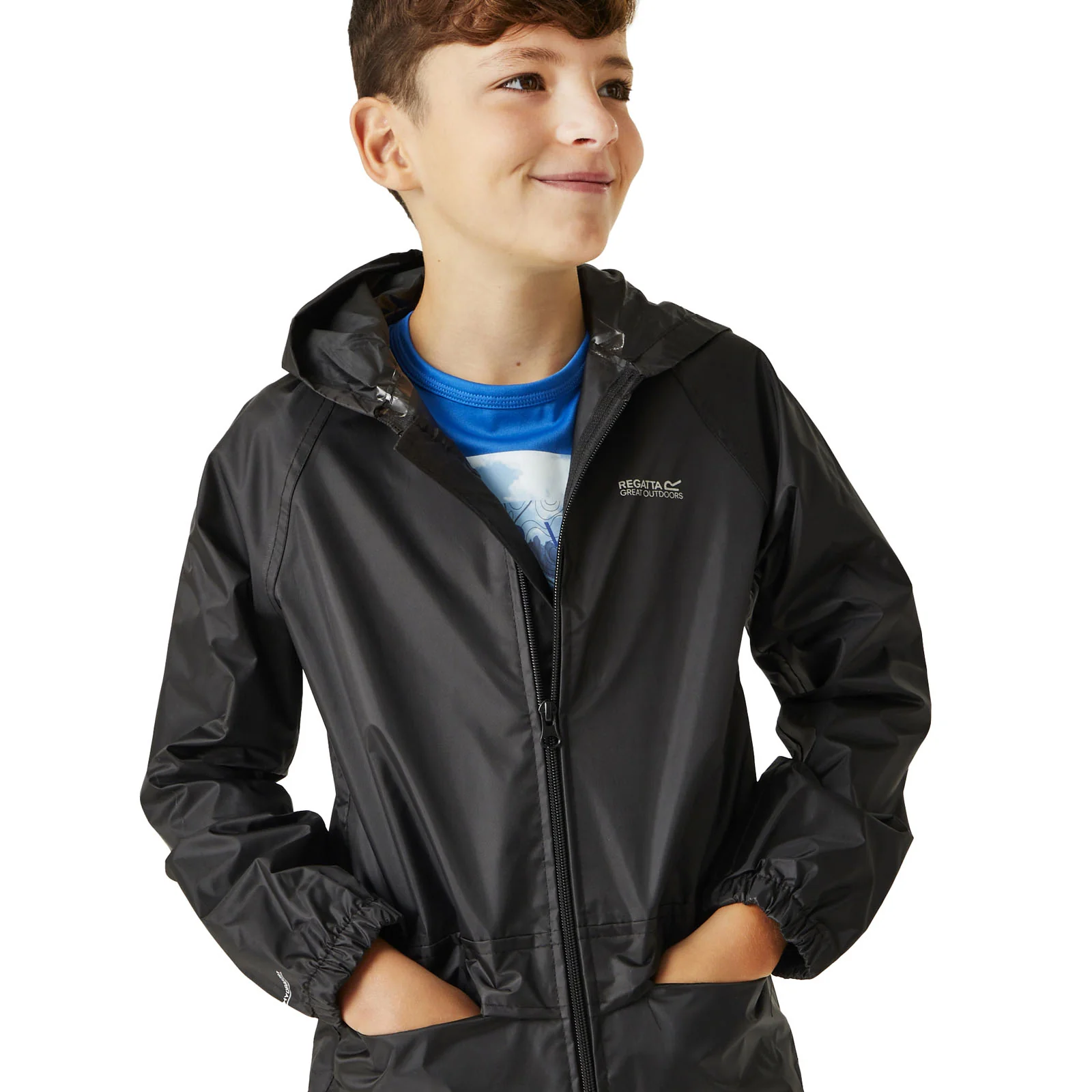 Regatta Kids Stormbreaker Waterproof Shell Jacket - Image 9