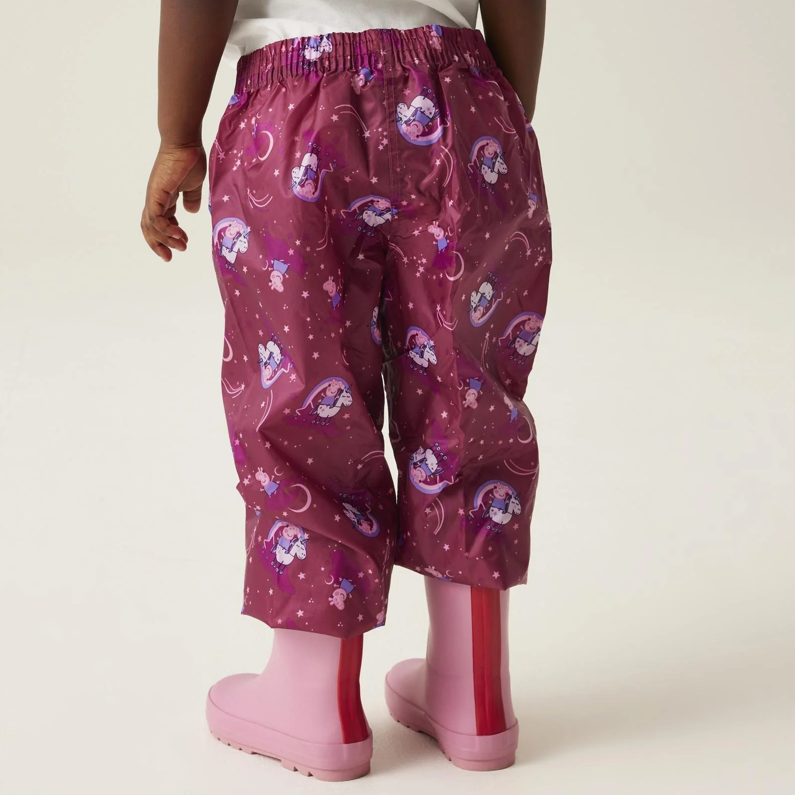 Regatta Kids Peppa Pig Pack-It Waterproof Overtrousers - Image 10