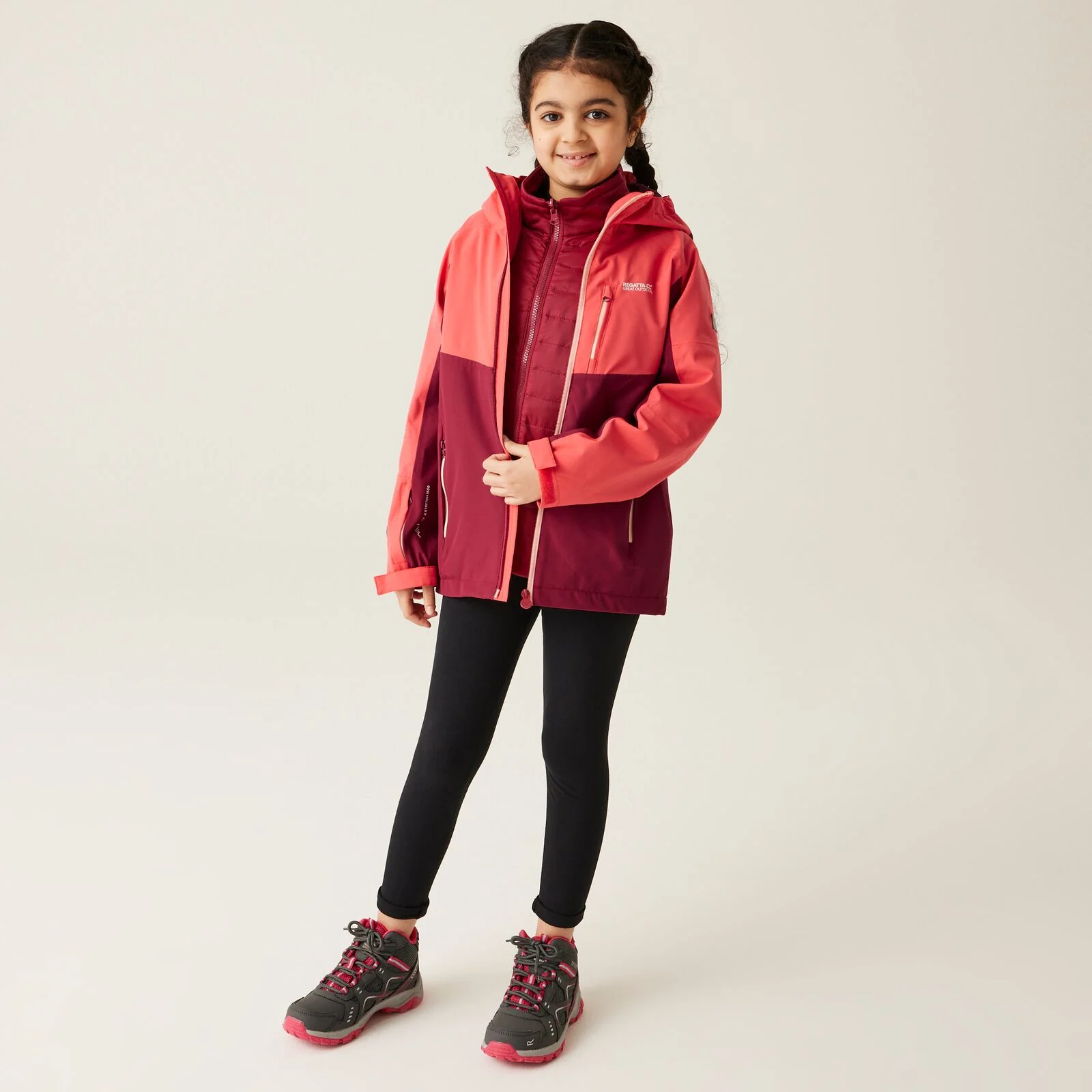 Regatta Kids Trekktain Waterproof 3 in 1 Jacket - Image 8