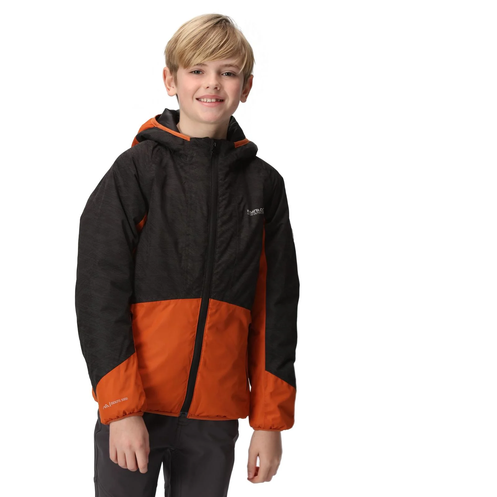 Regatta Kids Volcanics VII Reflective Waterproof Rain Jacket - Image 5