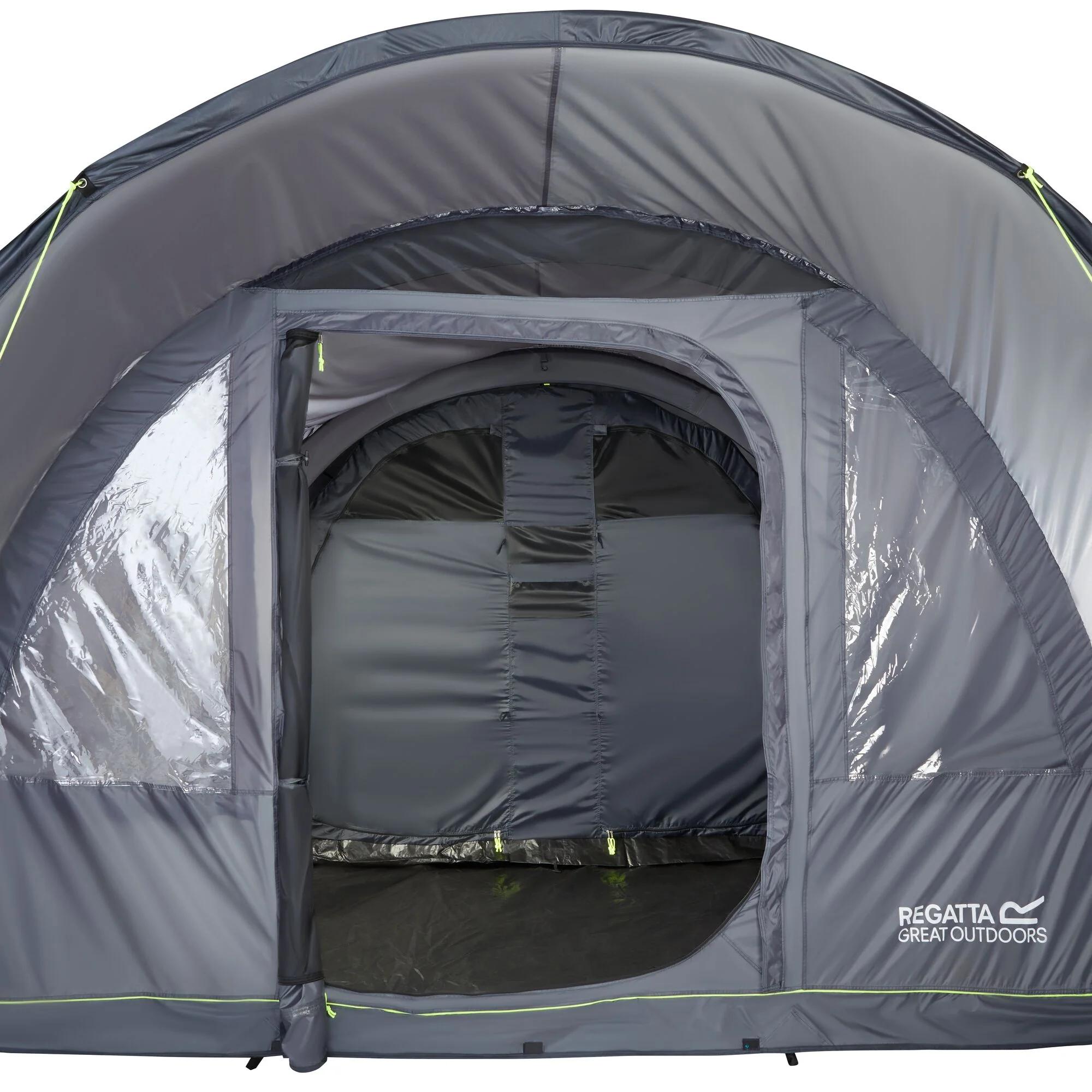 Regatta Kolima V3 4-Person Tent - Lead Grey/Ebon - One Size - Image 3