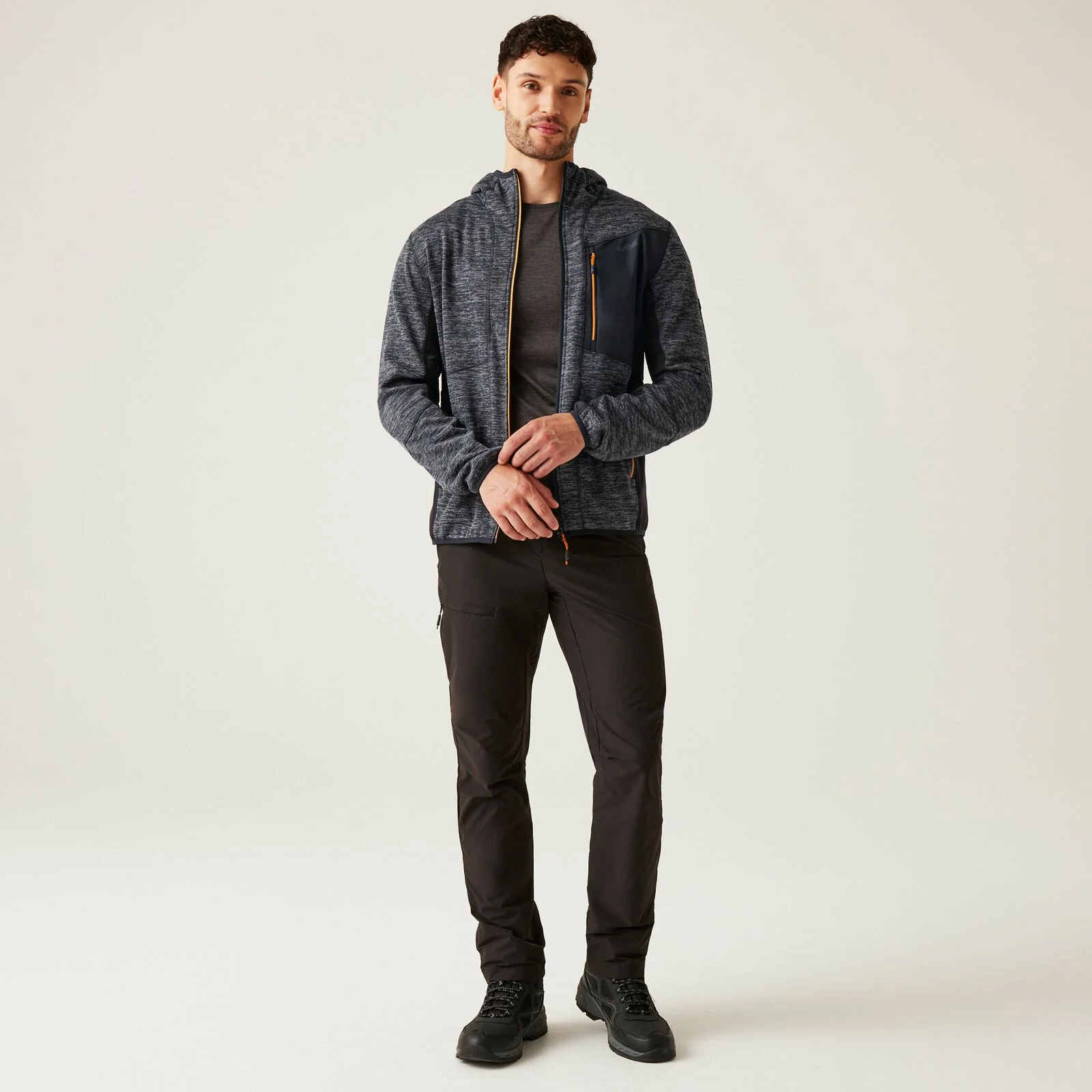 Regatta Mens Alven Hooded Full Zip Fleece - Image 13