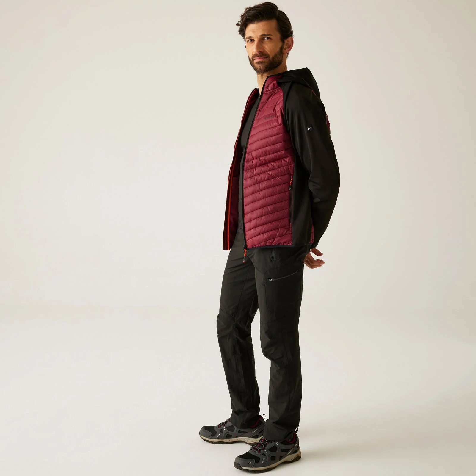Regatta Mens Andreson Hybrid Hooded Padded Jacket - Image 25