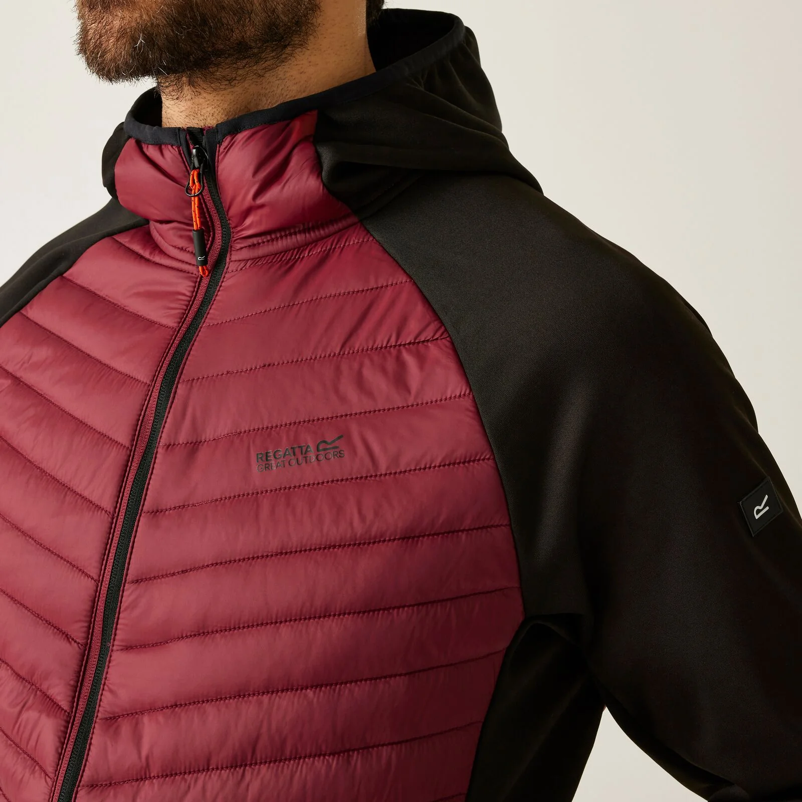 Regatta Mens Andreson Hybrid Hooded Padded Jacket - Image 35