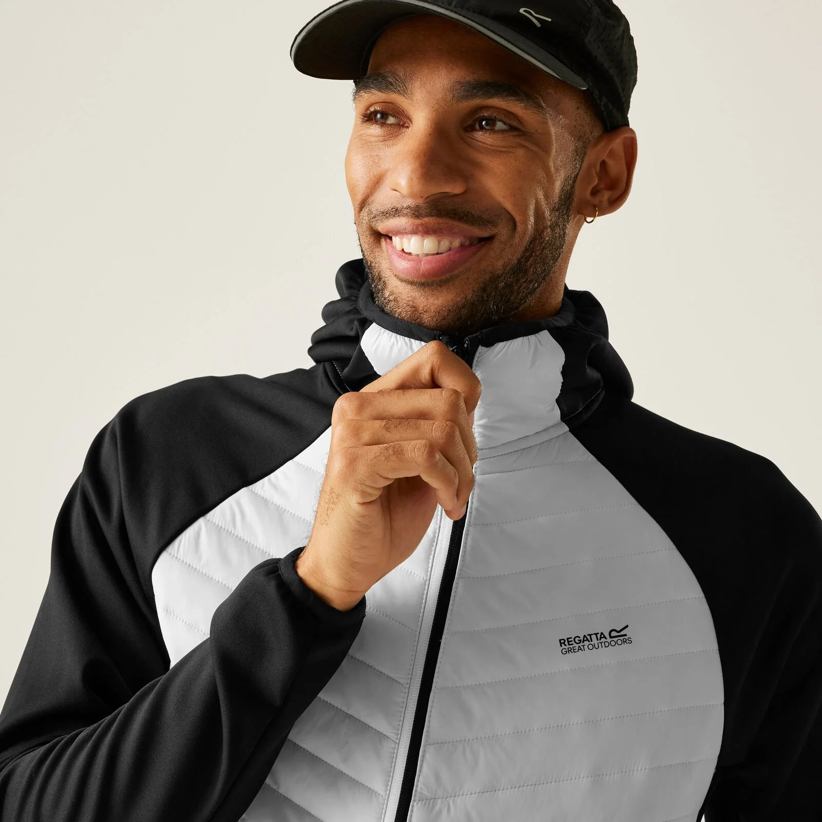 Regatta Mens Andreson Hybrid Hooded Padded Jacket - Image 40