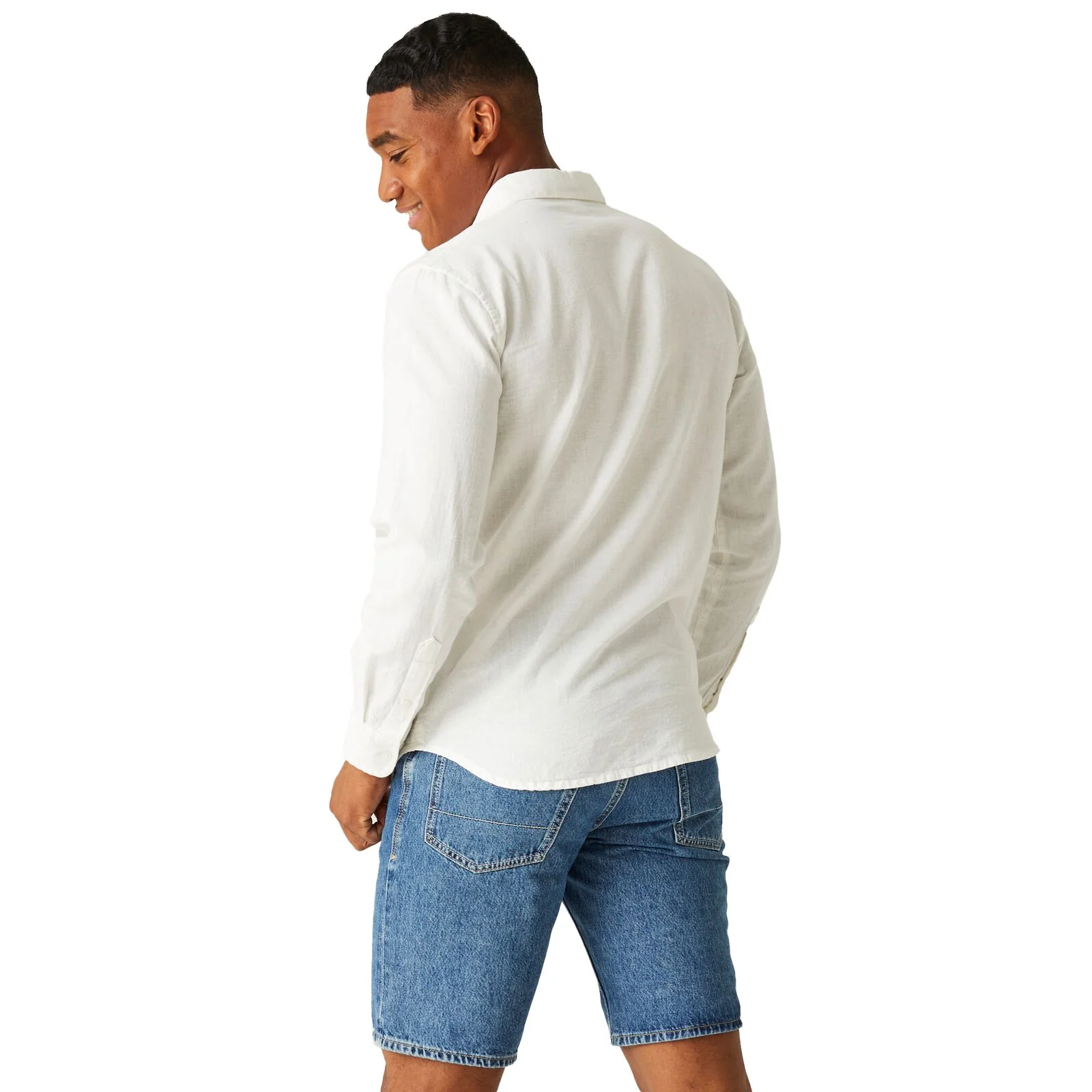 Regatta Mens Babbinswood Long Sleeve Shirt - Image 4