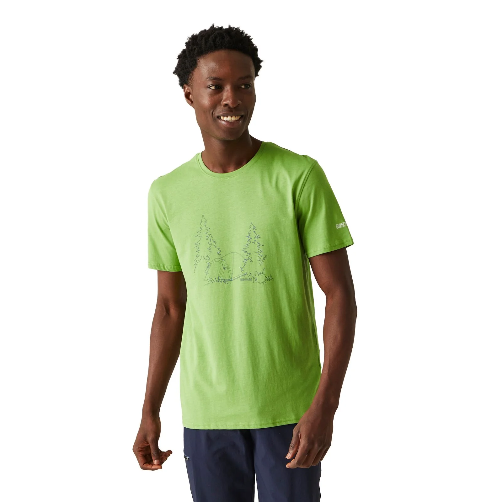 Regatta Mens Breezed IV Short Sleeve T-Shirt - Image 3