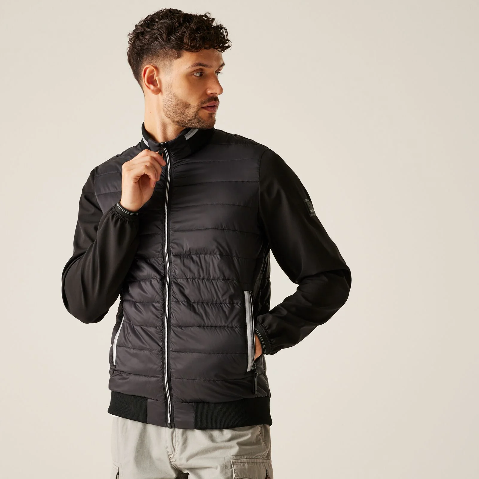 Regatta Mens Brennon Hybrid Padded Jacket - Image 3