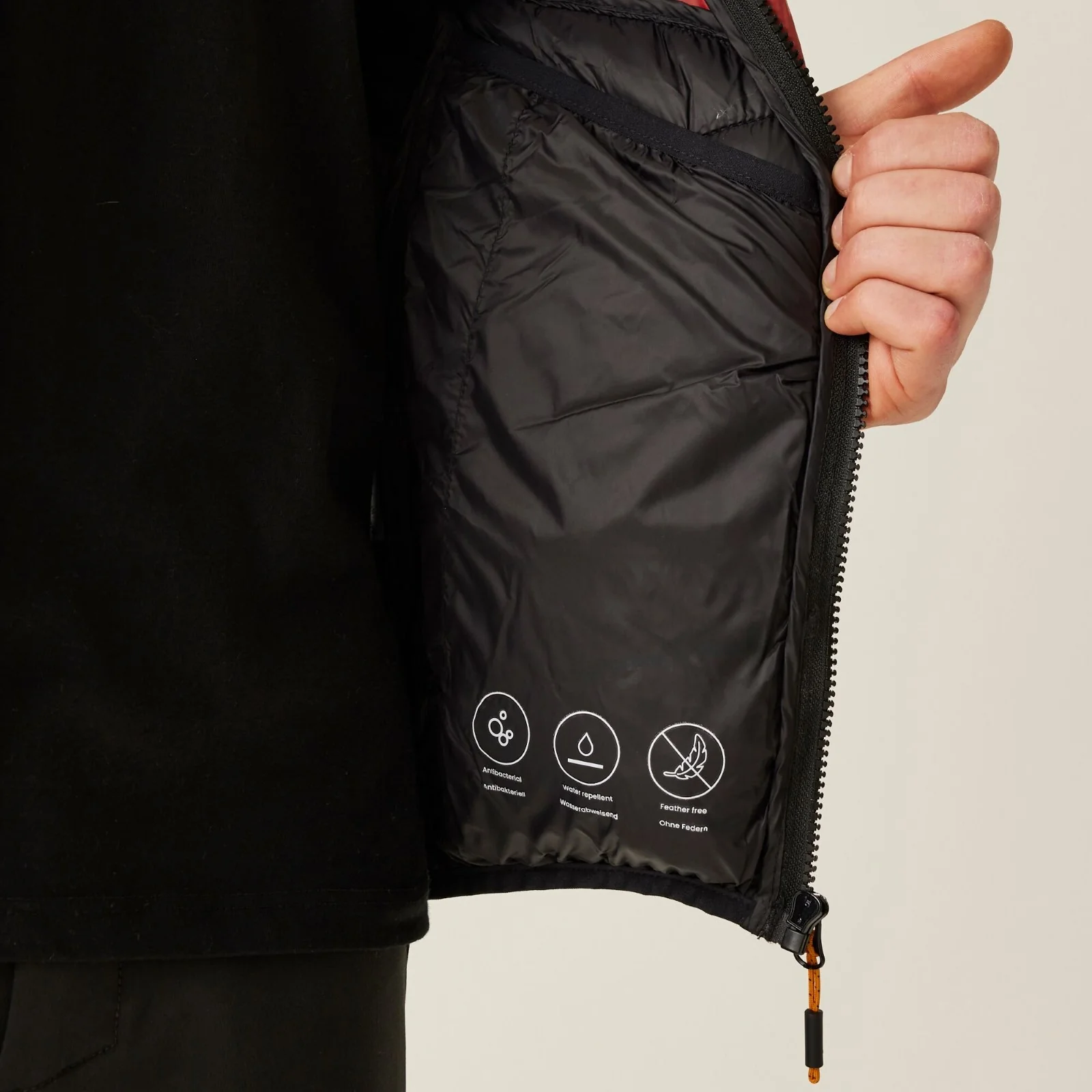 Regatta Mens Dalent Hooded Lightweight Padded Jacket - Image 12