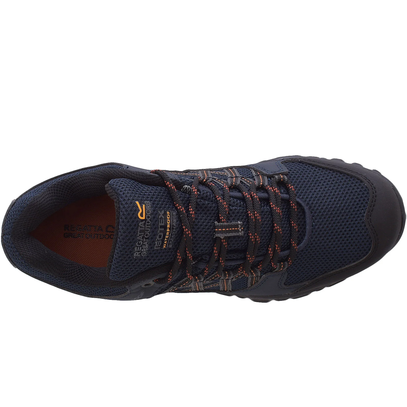 Regatta Mens Edgepoint III Water Resistant Walking Trainers - Navy - Image 3