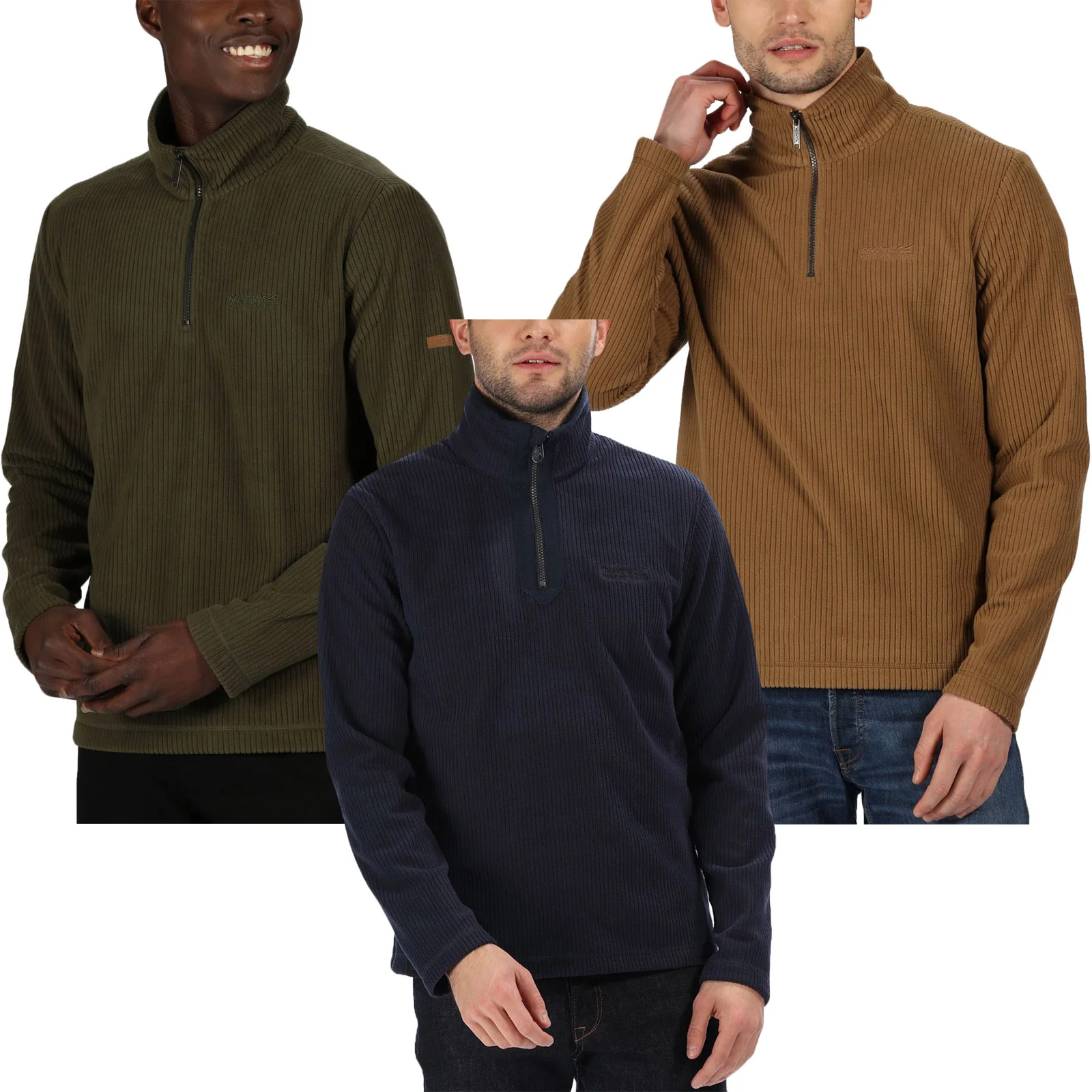 Regatta Mens Elgrid Half Zip Midweight Fleece