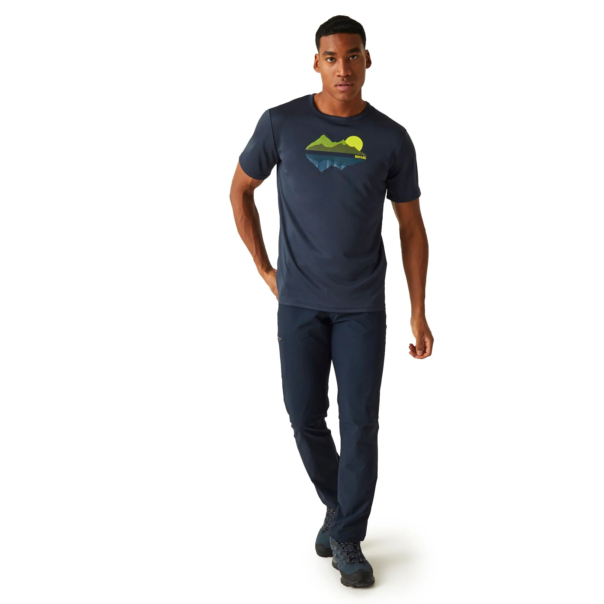 Regatta Mens Fingal VIII Graphic Print T-Shirt - Image 2