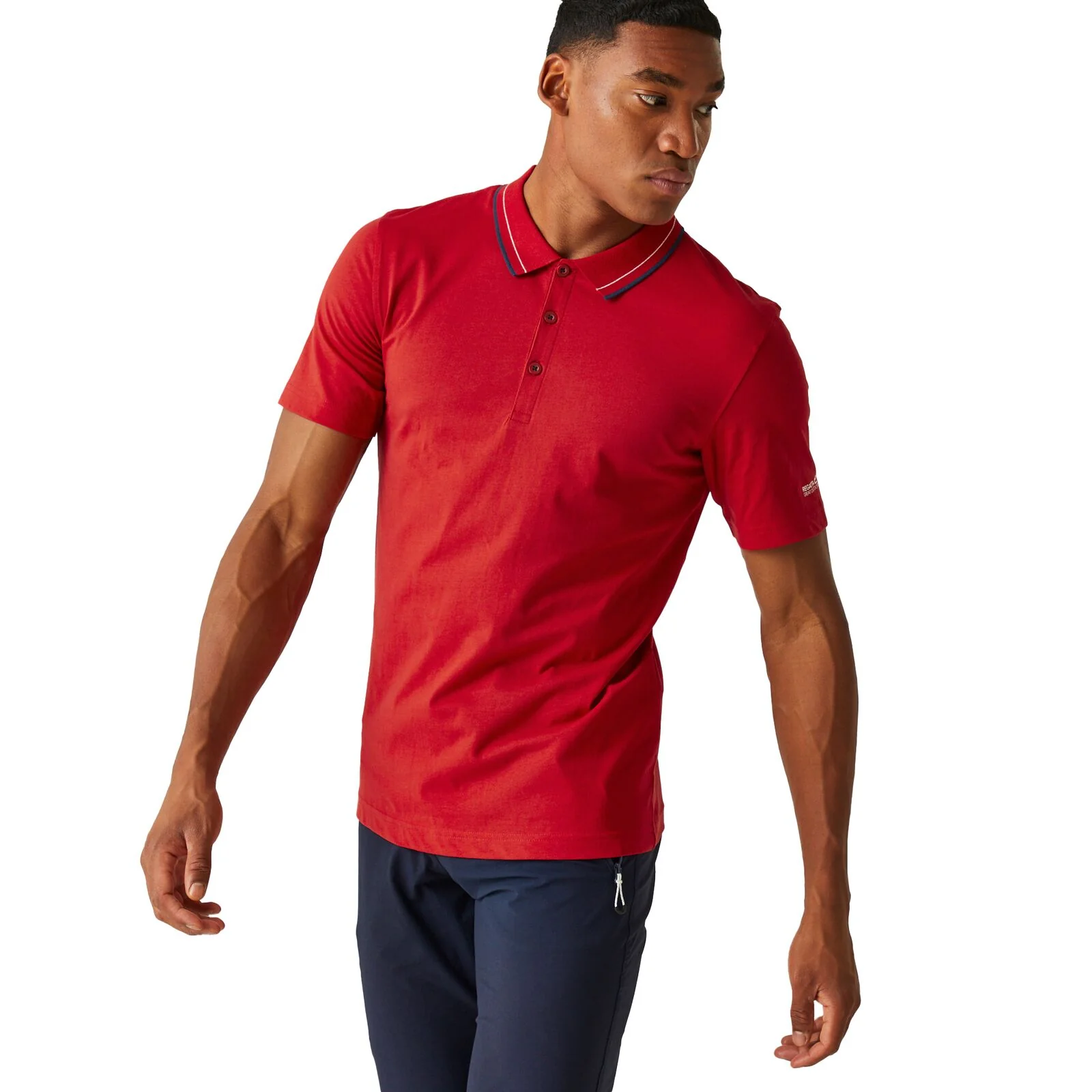 Regatta Mens Forley Short Sleeve Polo Shirt - Image 2