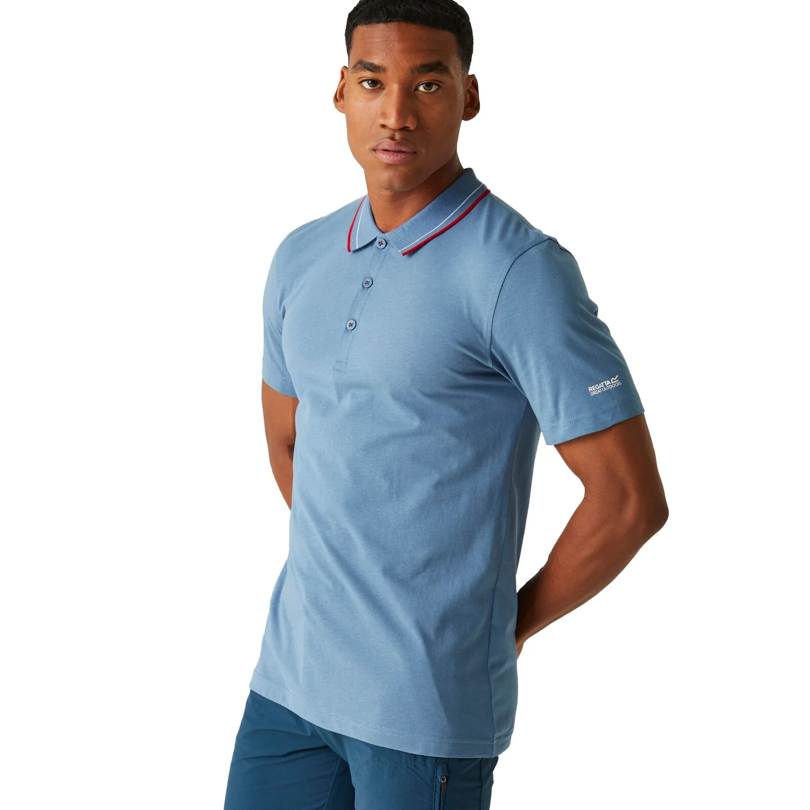 Regatta Mens Forley Short Sleeve Polo Shirt - Image 3