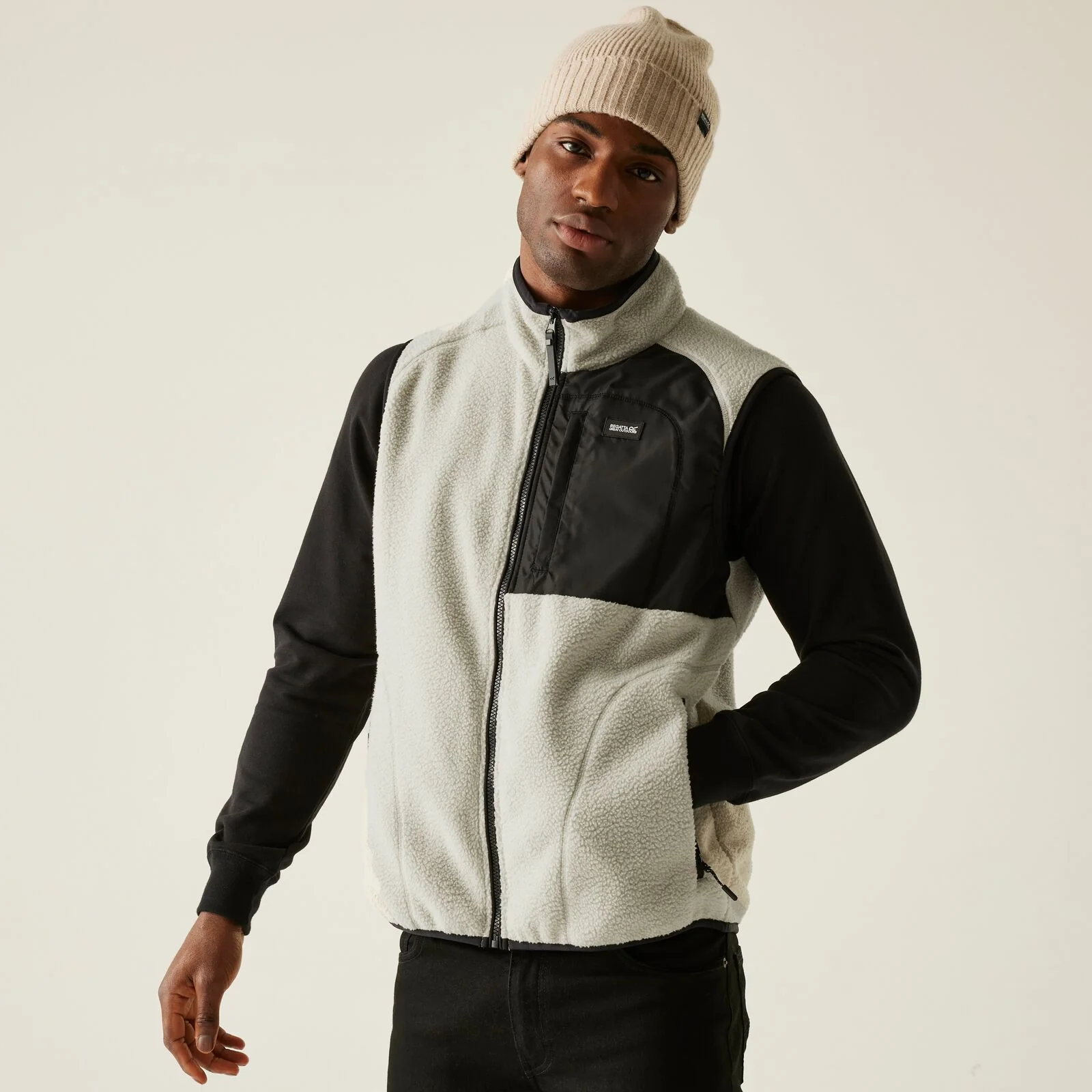 Regatta Mens Frankie Borg Fleece Body Warmer Gilet - Image 6