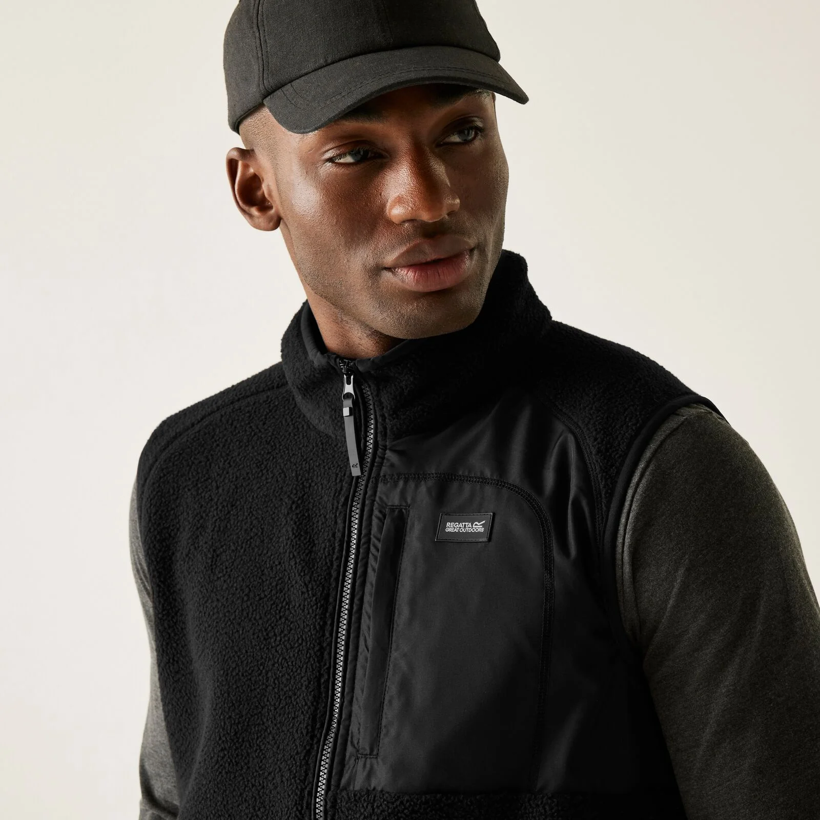 Regatta Mens Frankie Borg Fleece Body Warmer Gilet - Image 9