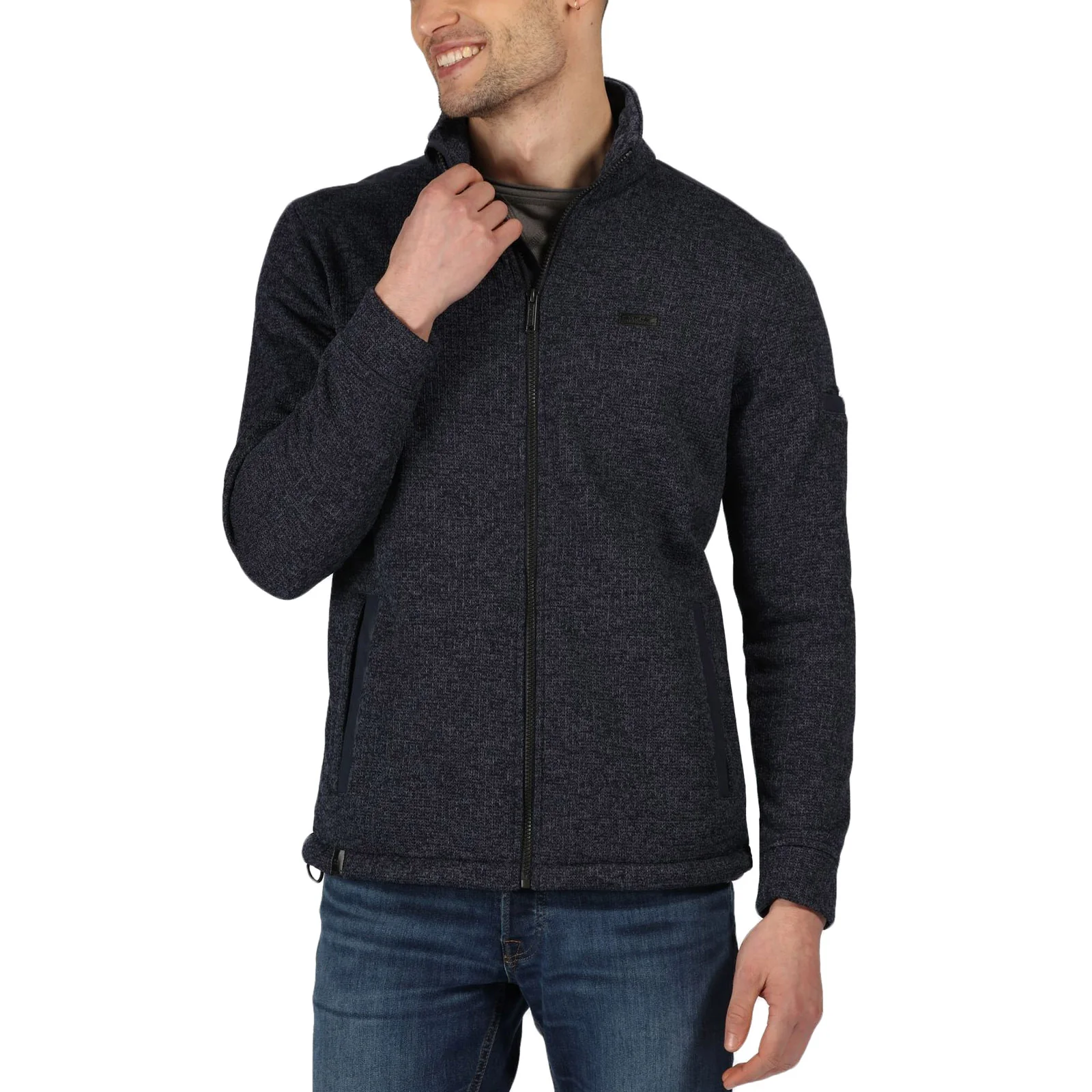 Regatta Mens Gavriel Marl Fleece Jacket - Image 2