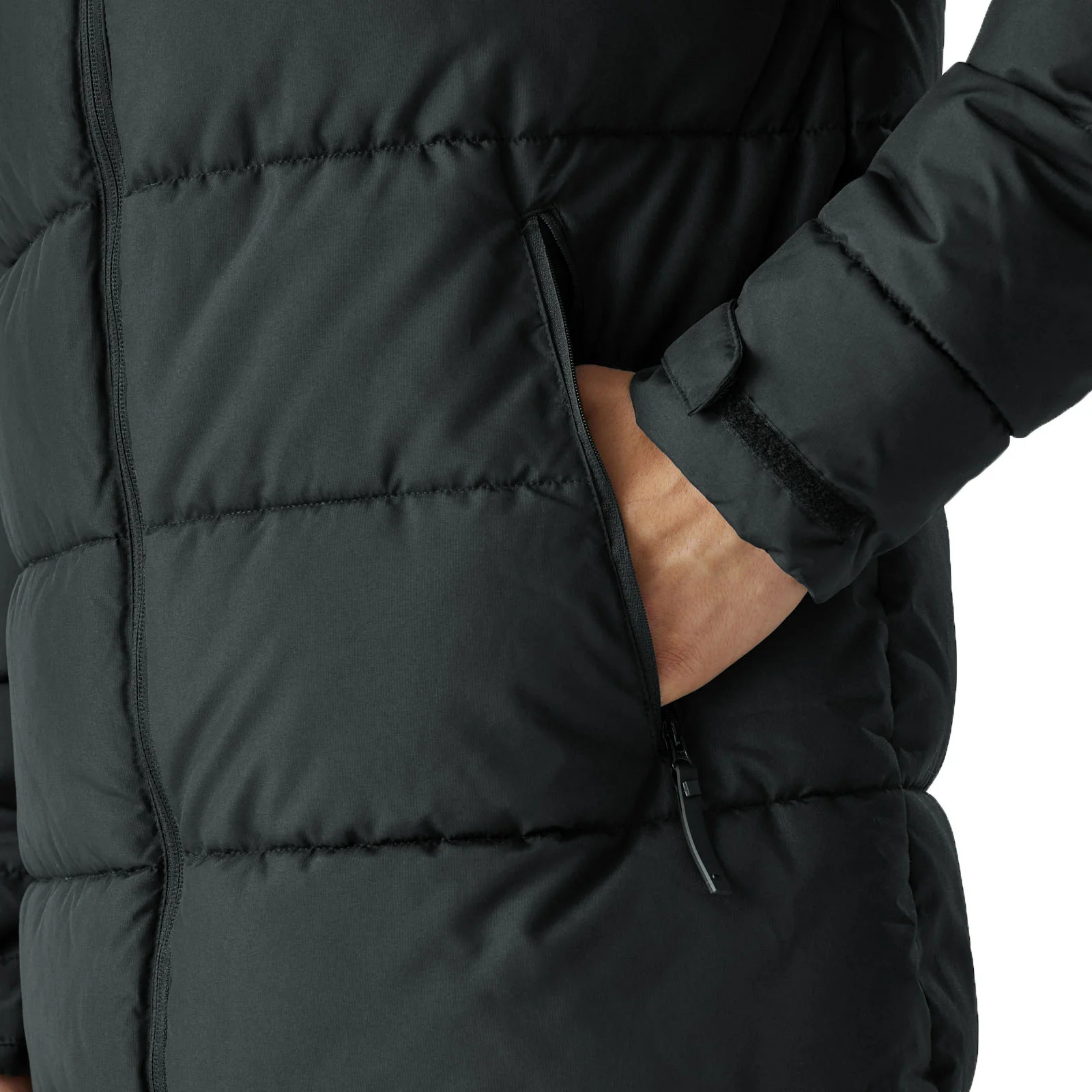 Regatta Mens Hallin II Hooded Quilted Padded Longline Jacket - Image 26