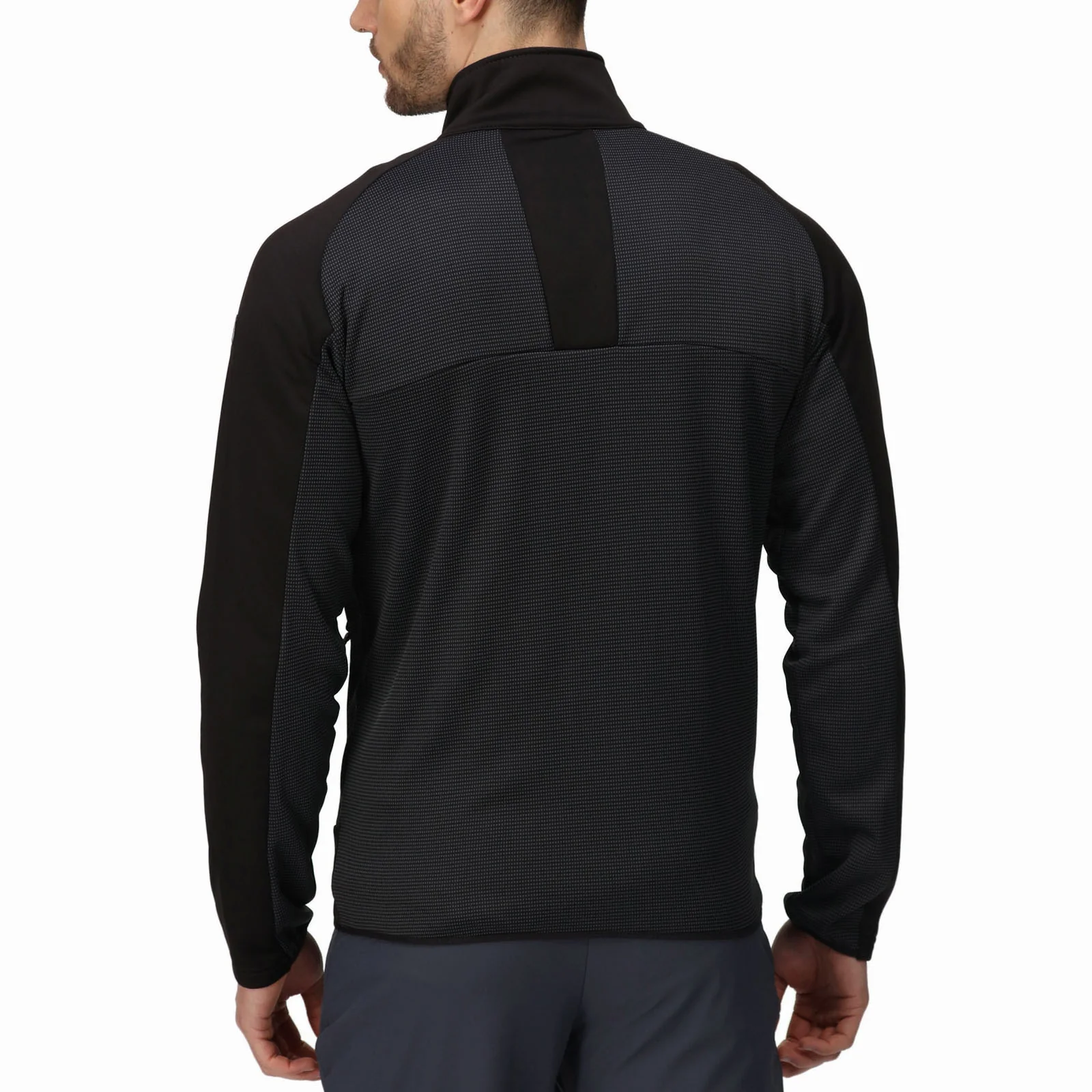 Regatta Mens Highton II Full Zip Fleece Jacket - Grey - Image 2