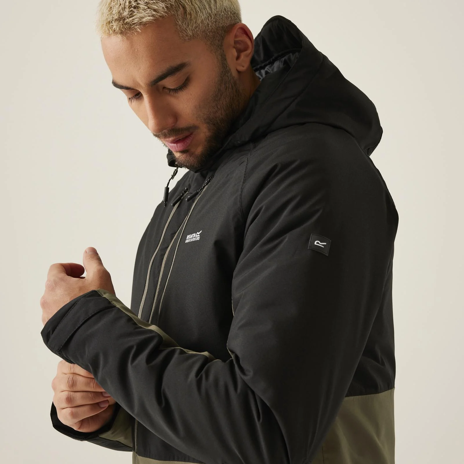 Regatta Mens Highton III Stretch Waterproof Jacket - Navy - Image 11