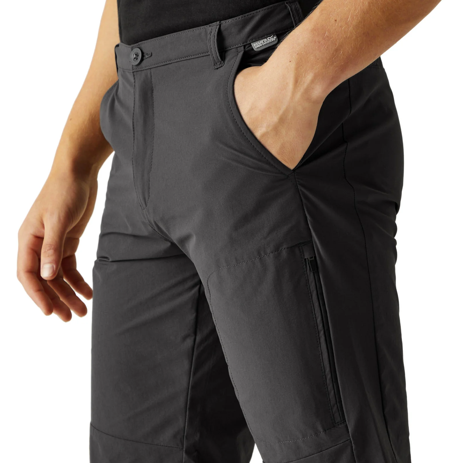 Regatta Mens Highton Long Cargo Walking Shorts - Image 10