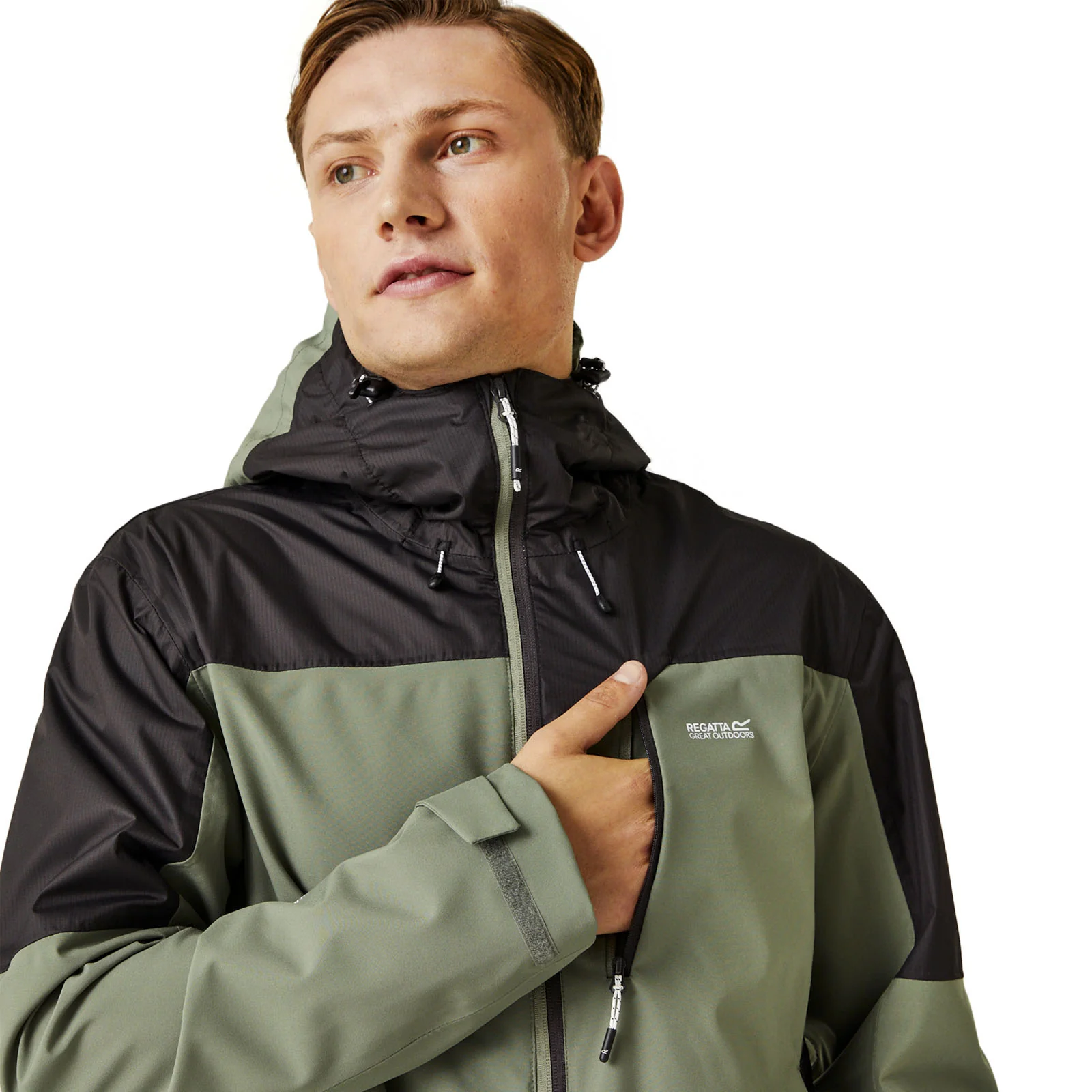 Regatta Mens Highton Stretch III Waterproof Hooded Walking Jacket - Image 5