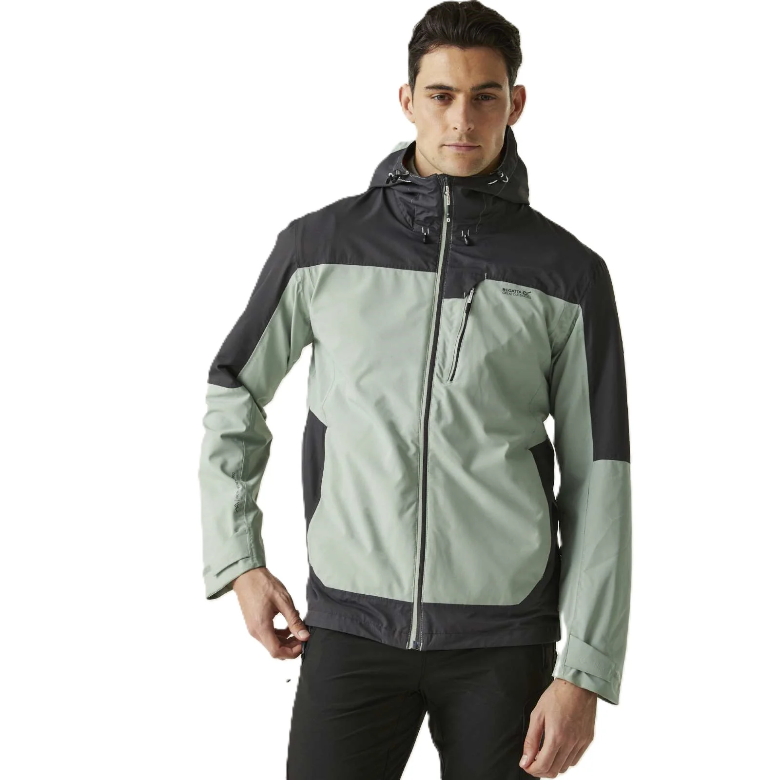 Regatta Mens Highton Stretch IV Waterproof Jacket - Image 3
