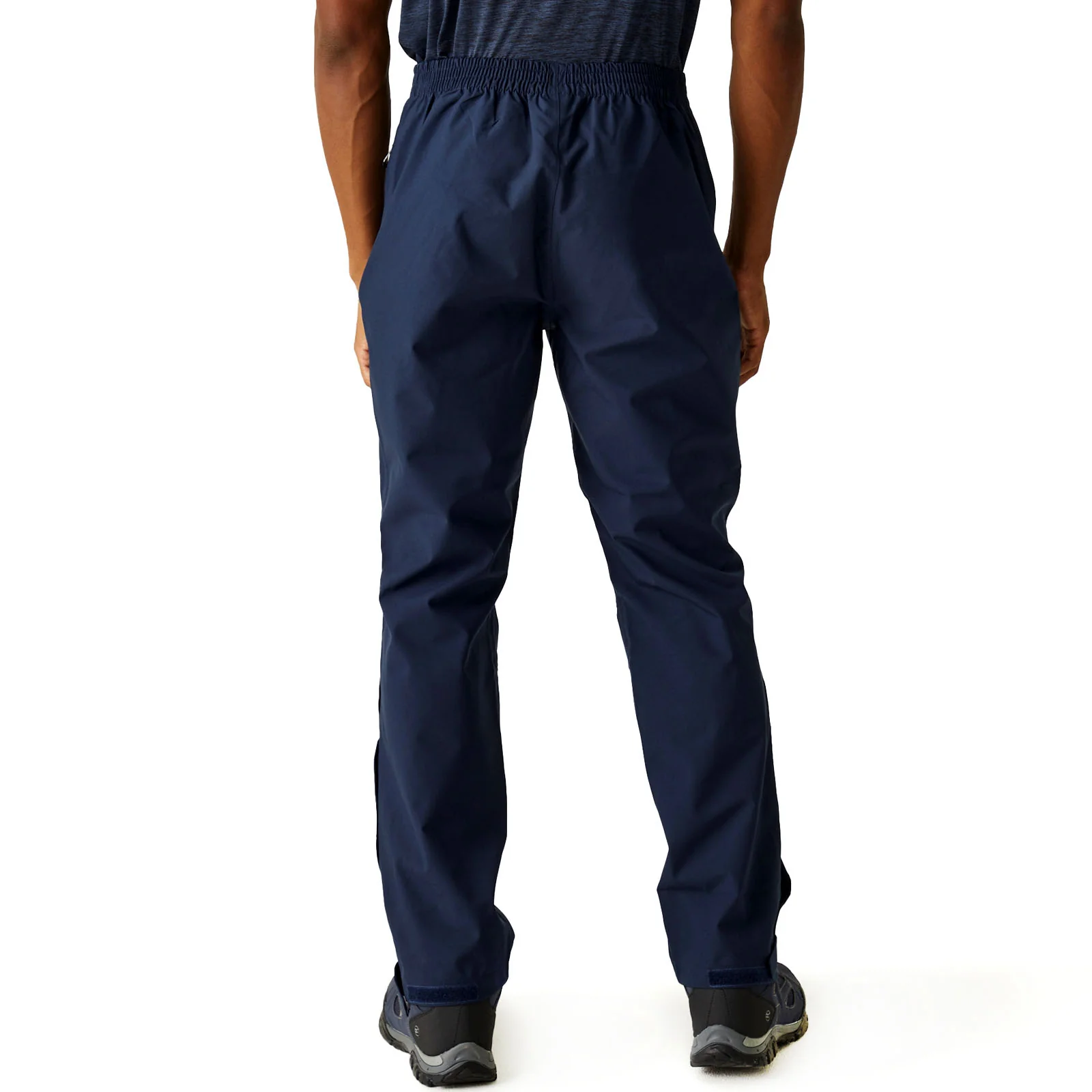 Regatta Mens Highton Waterproof Walking Overtrousers - Navy - Image 2
