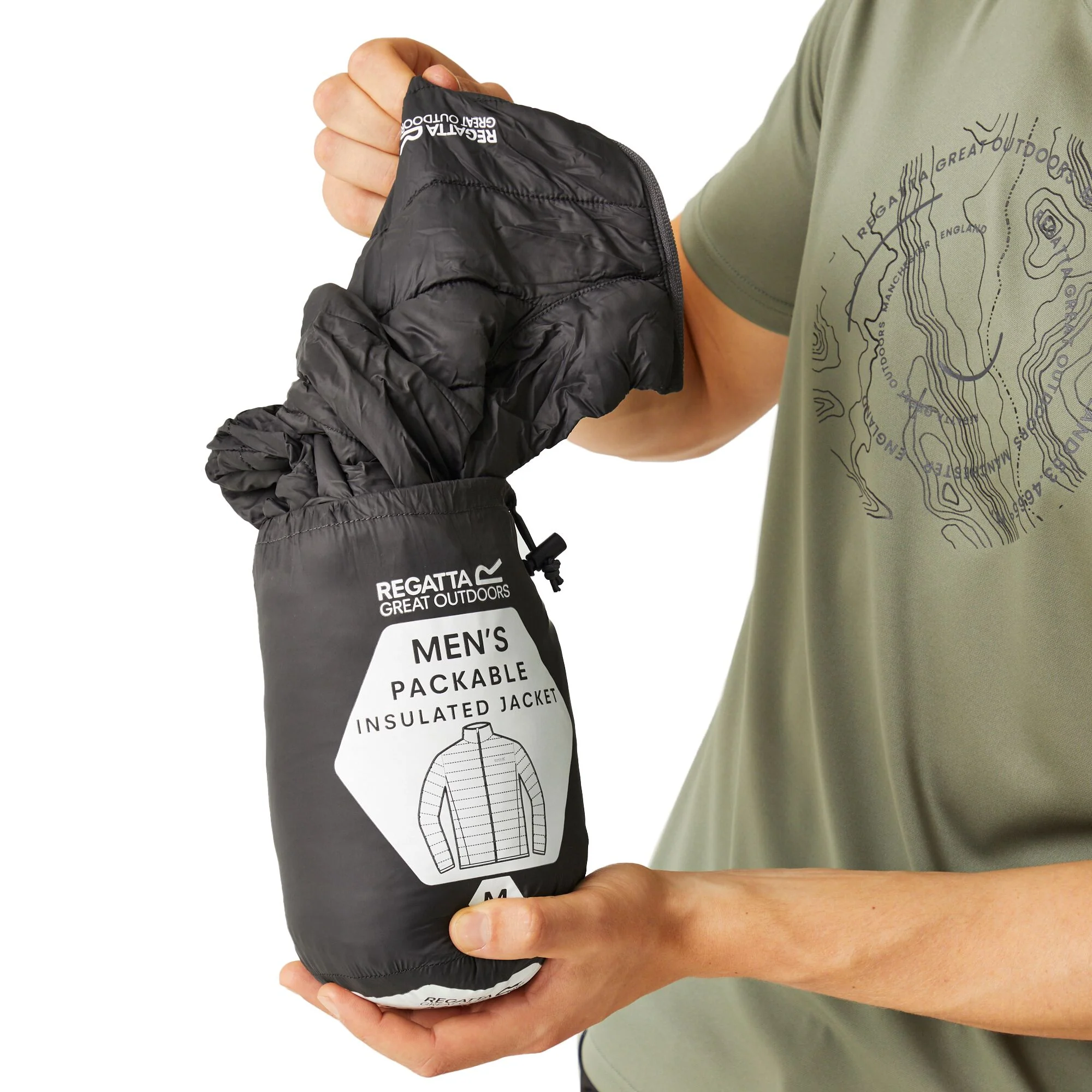 Regatta Mens Hillpack II Packaway Insulated Jacket - Image 47