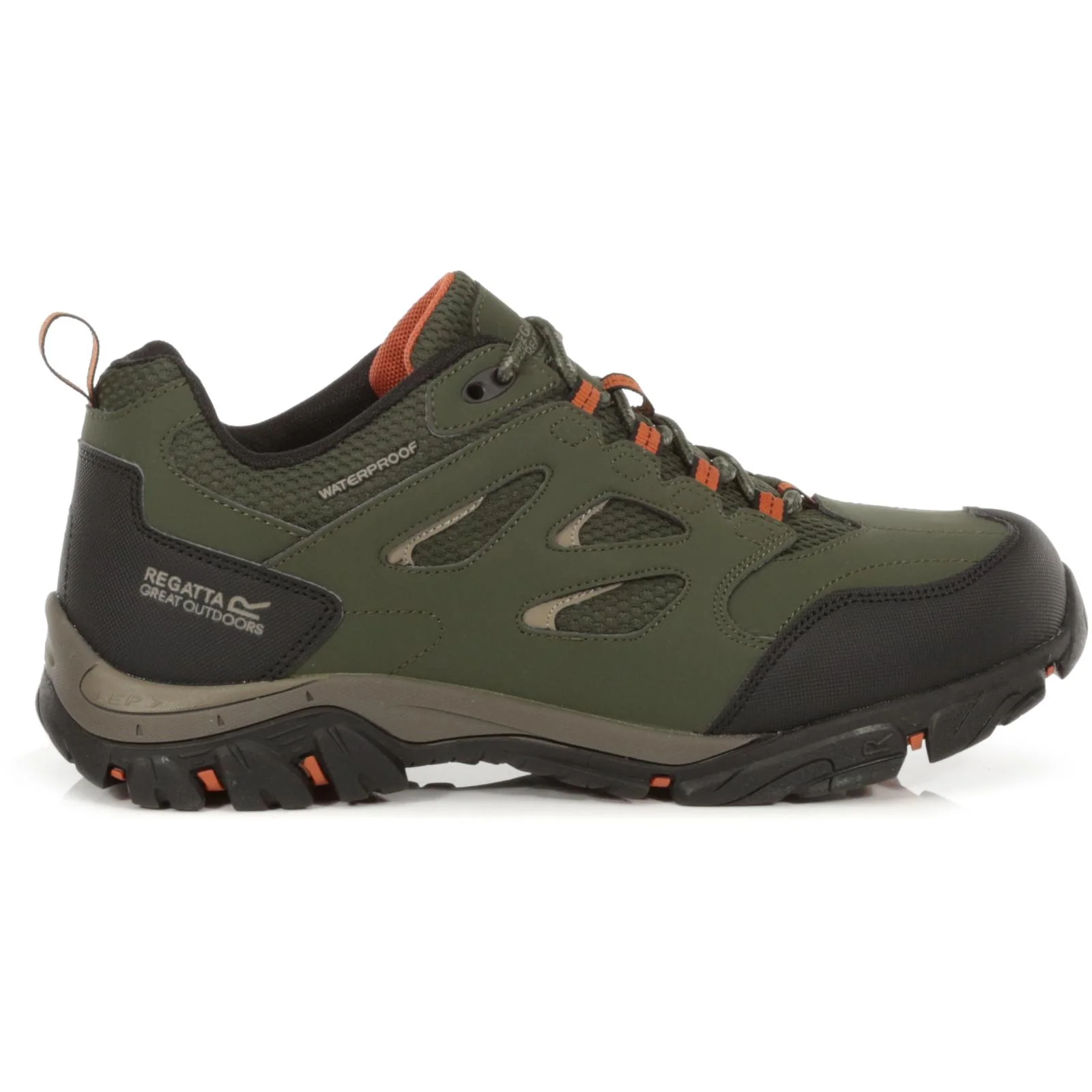 Regatta Mens Holcombe Waterproof Low Walking Shoes - Image 6