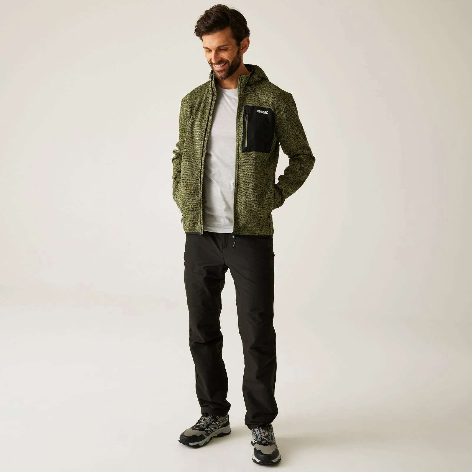 Regatta Mens Hooded Newhill Full Zip Fleece - Image 16