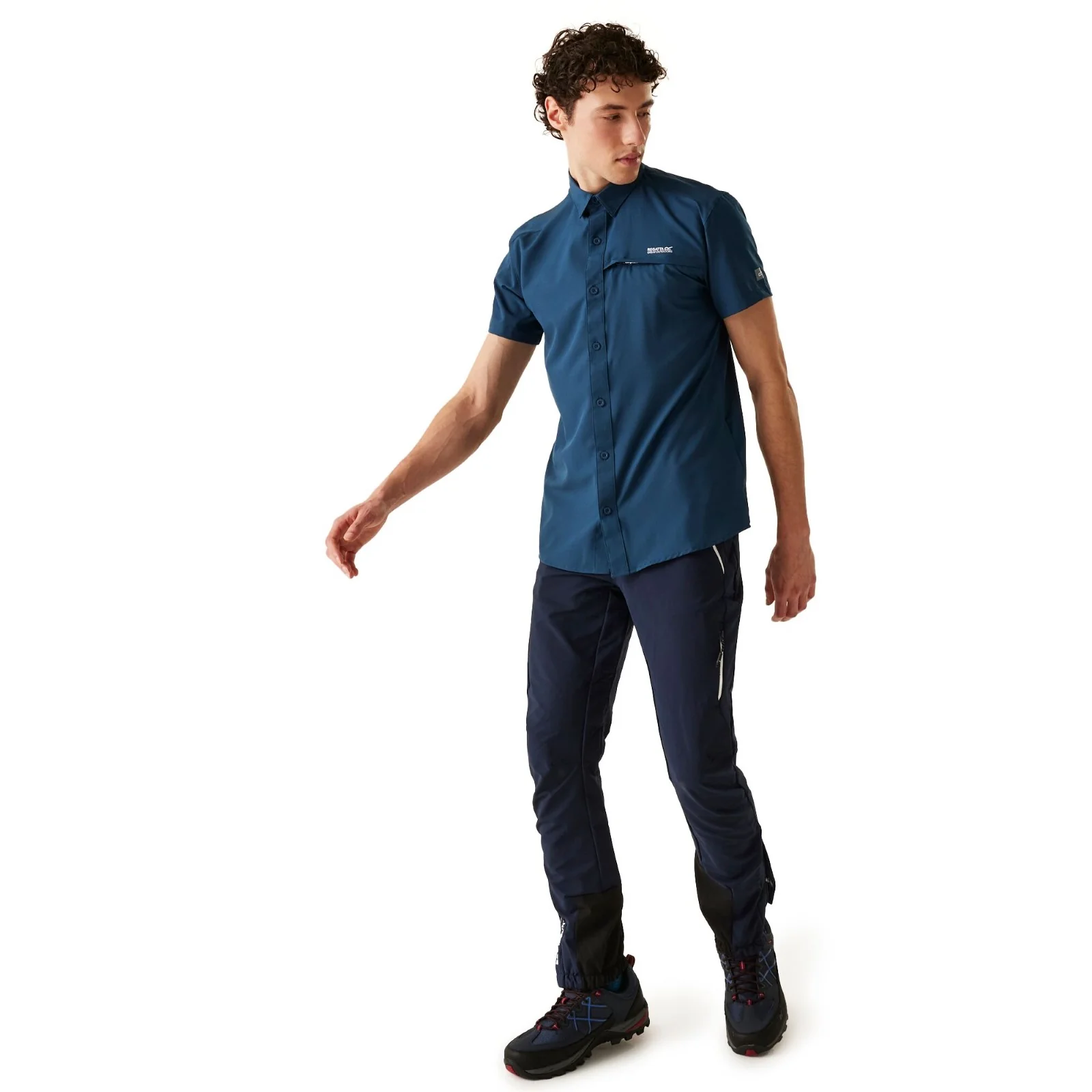 Regatta Mens Insect Repellent Packable Short Sleeve Shirt - Image 10