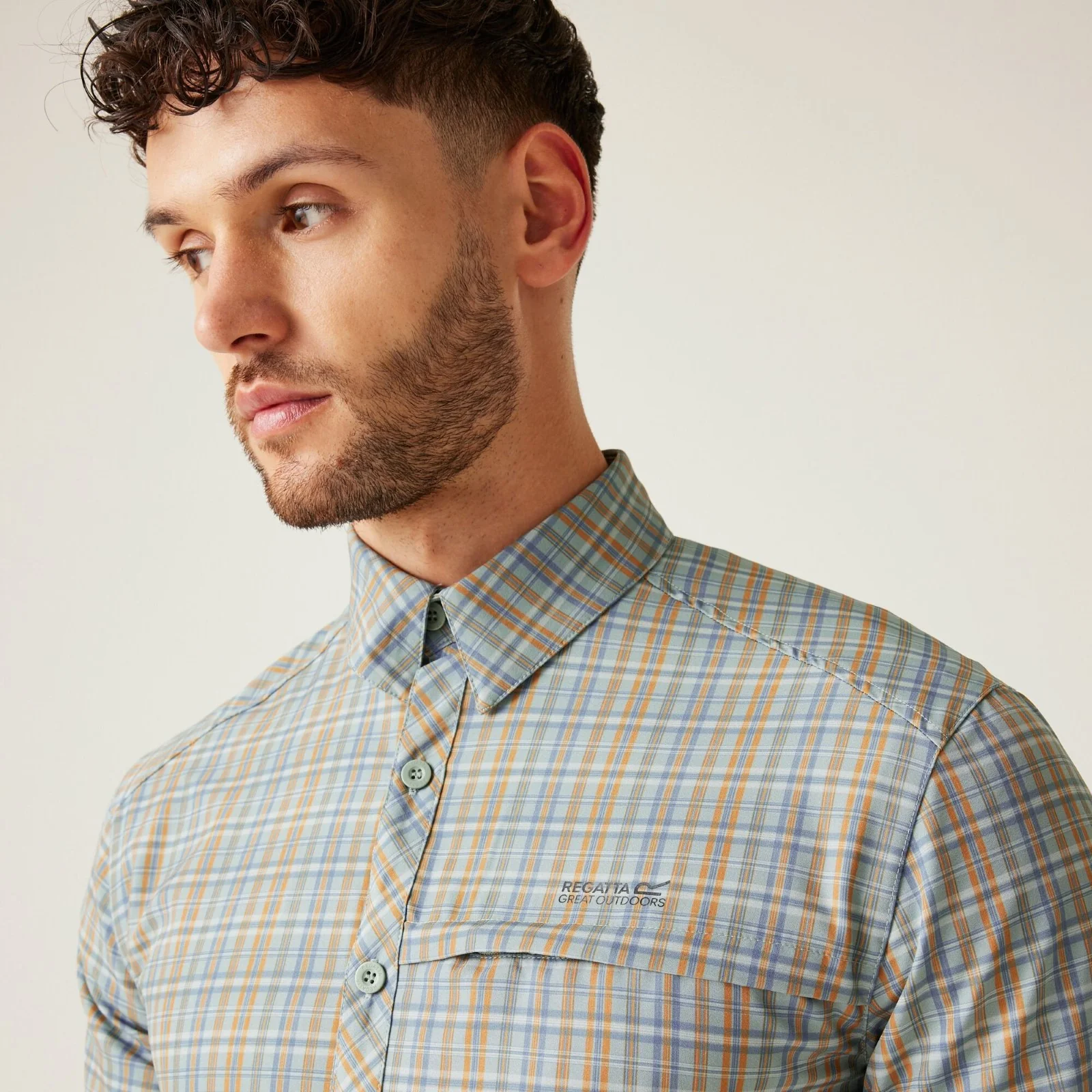 Regatta Mens Insect Repellent Packable Short Sleeve Shirt - Image 15