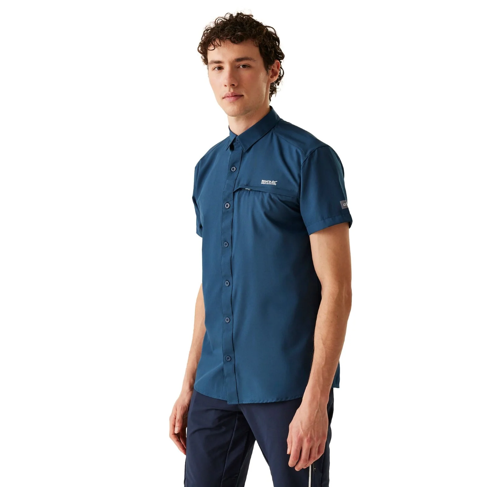 Regatta Mens Insect Repellent Packable Short Sleeve Shirt - Image 4
