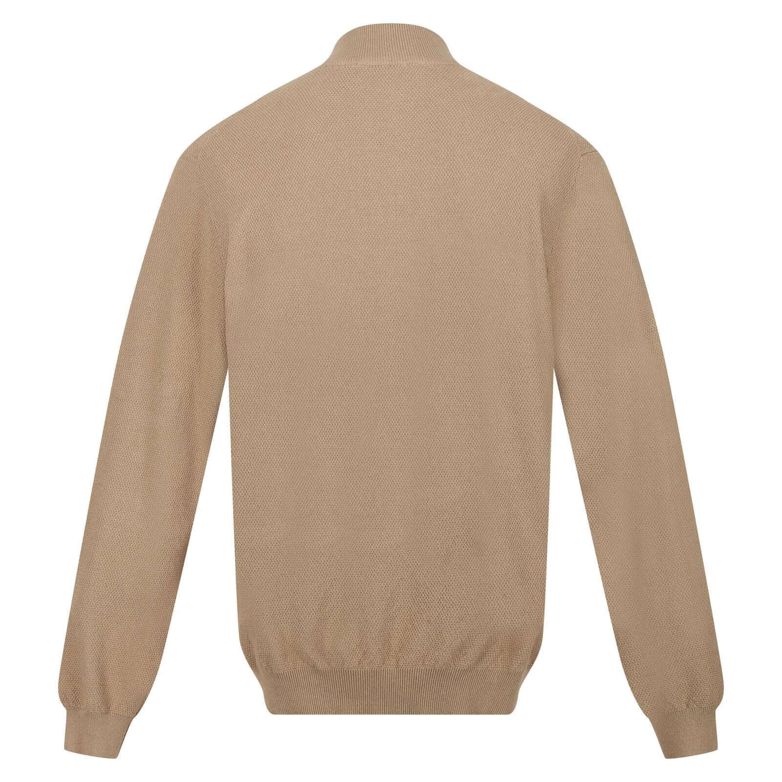 Regatta Mens Kaelen Pullover Half Zip Sweatshirt - Gold Sand - Image 7