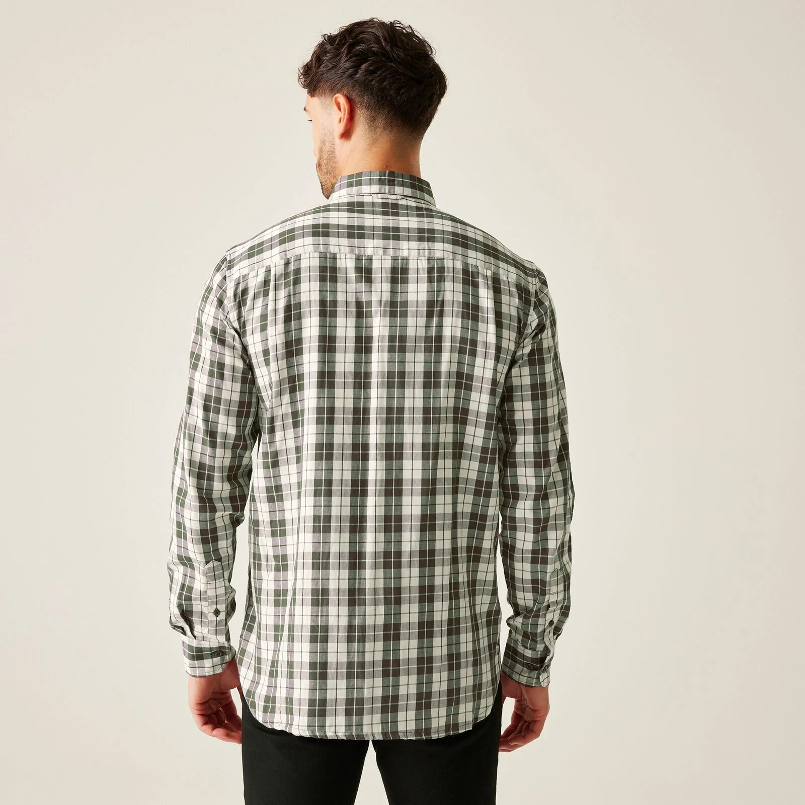 Regatta Mens Lance Checked Long Sleeve Shirt - Image 6