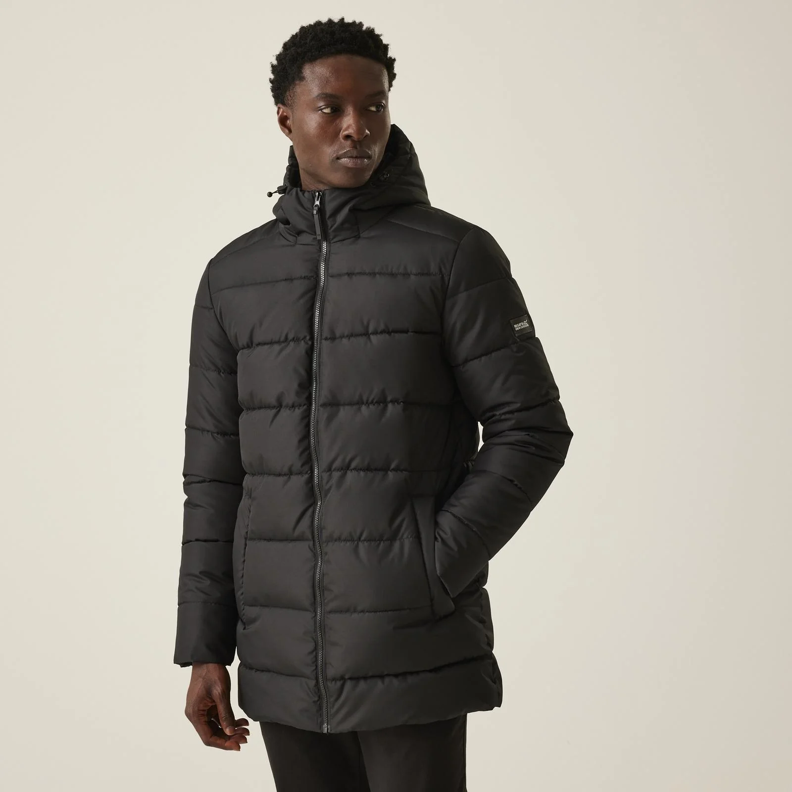 Regatta Mens Laviver Hooded Winter Padded Jacket - Image 3