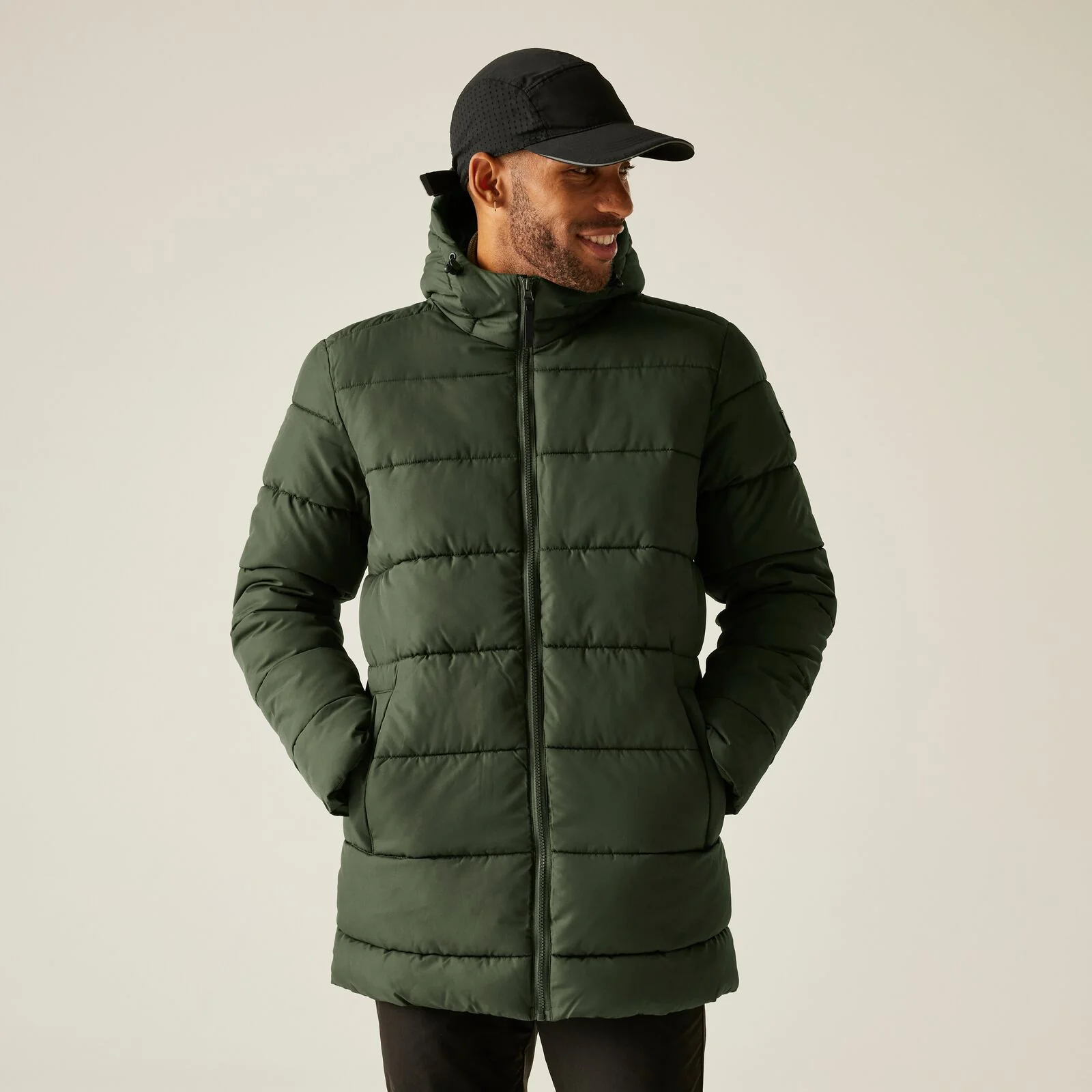 Regatta Mens Laviver Hooded Winter Padded Jacket - Image 5