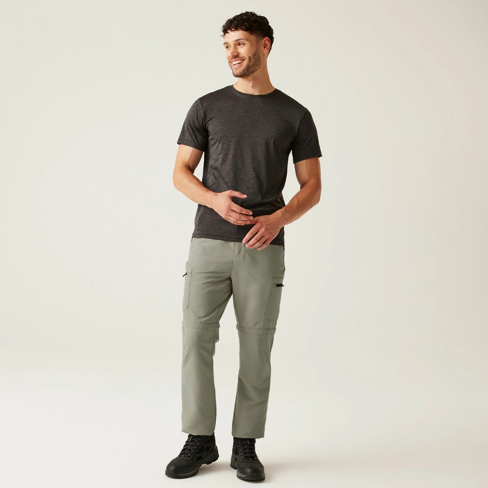 Regatta Mens Leesville III Zip Off Walking Trousers - Image 9