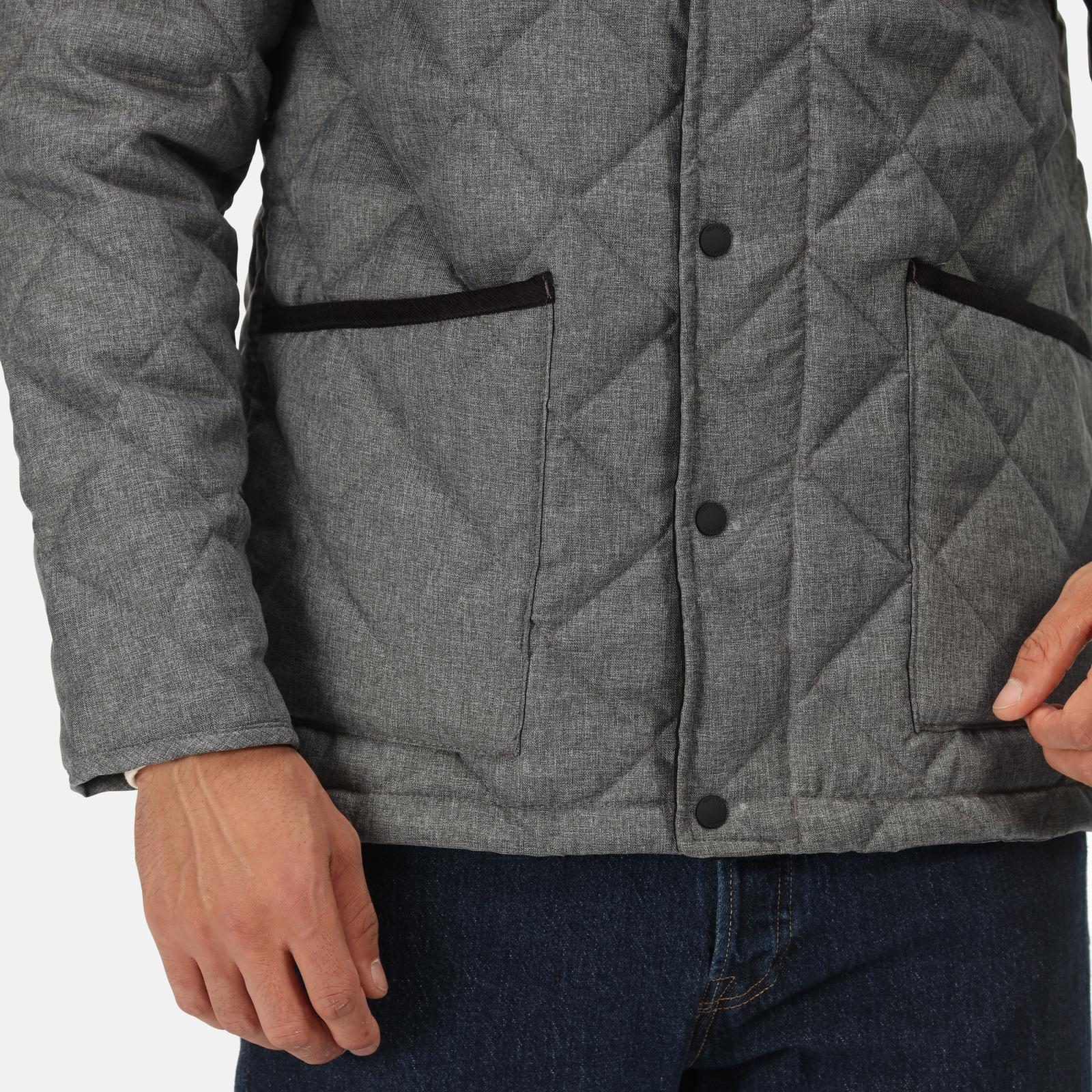 Regatta Mens Londyn Quilted Jacket - Navy - Image 8