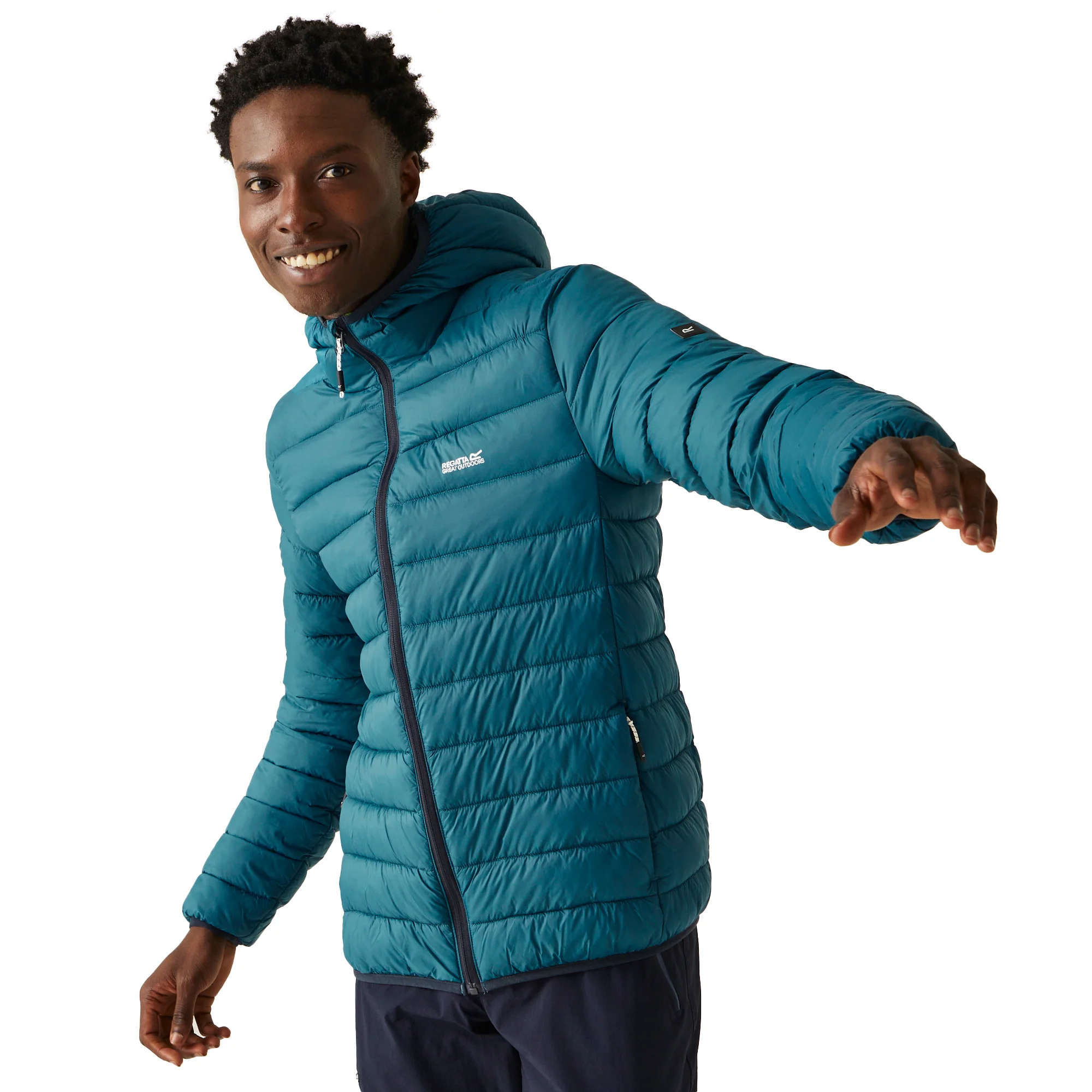 Regatta Mens Marizion Baffled Water-Repellent Jacket Coat - Image 4