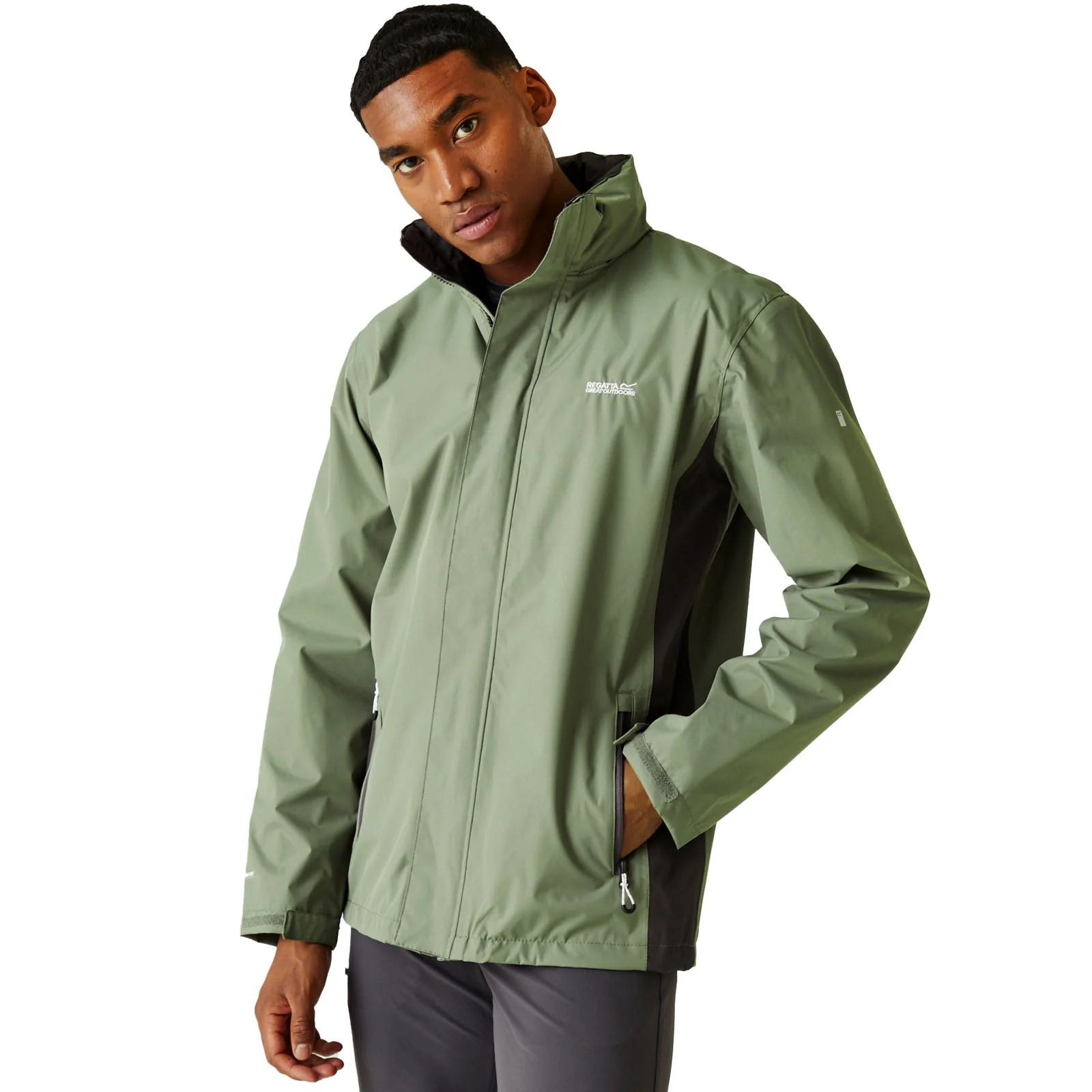Regatta Mens Matt Waterproof Jacket - Image 9