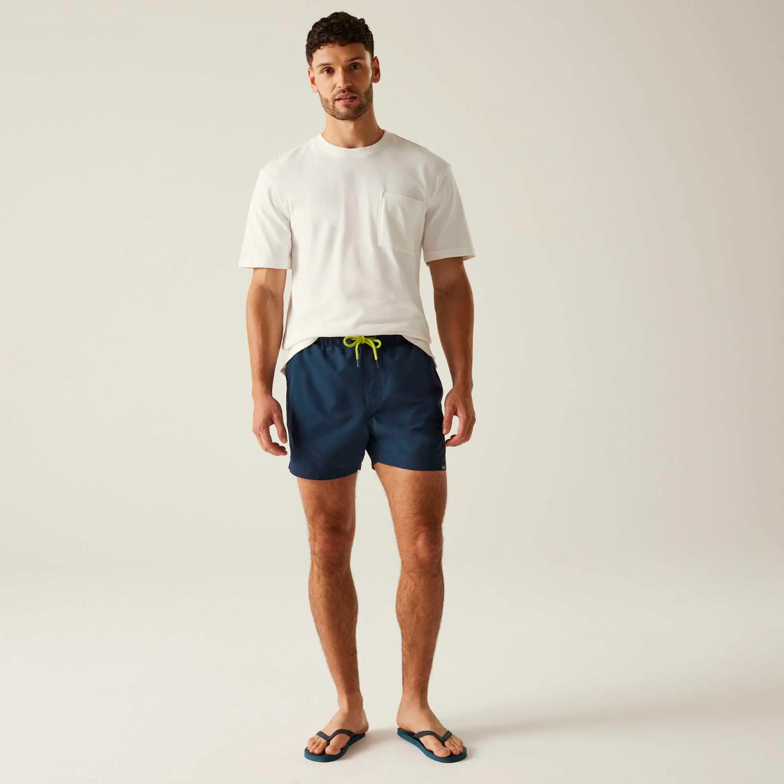 Regatta Mens Mawson II Elasticated Waist Swim Swimming Surf Trunks Shorts - Image 44