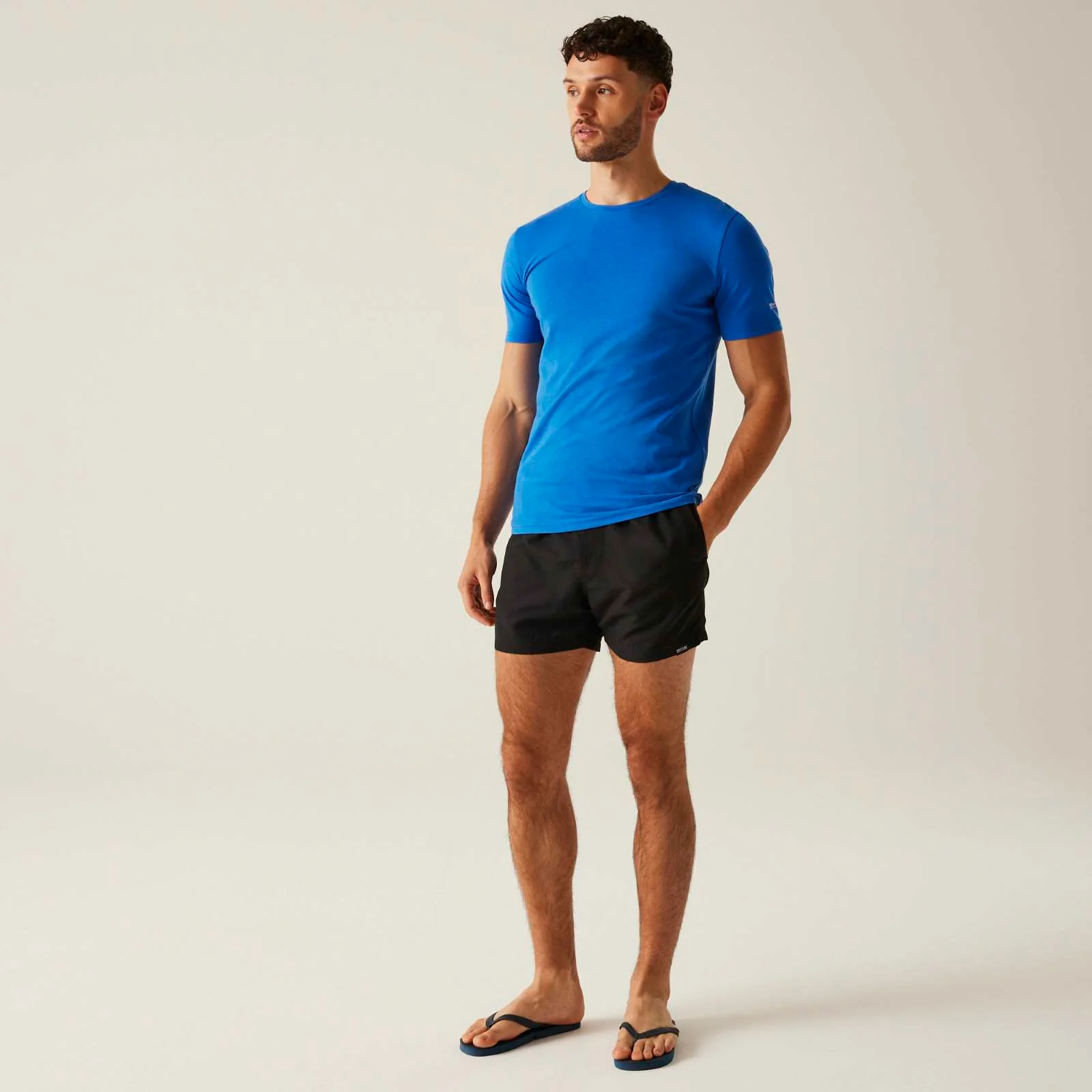 Regatta Mens Mawson II Elasticated Waist Swim Swimming Surf Trunks Shorts - Image 45